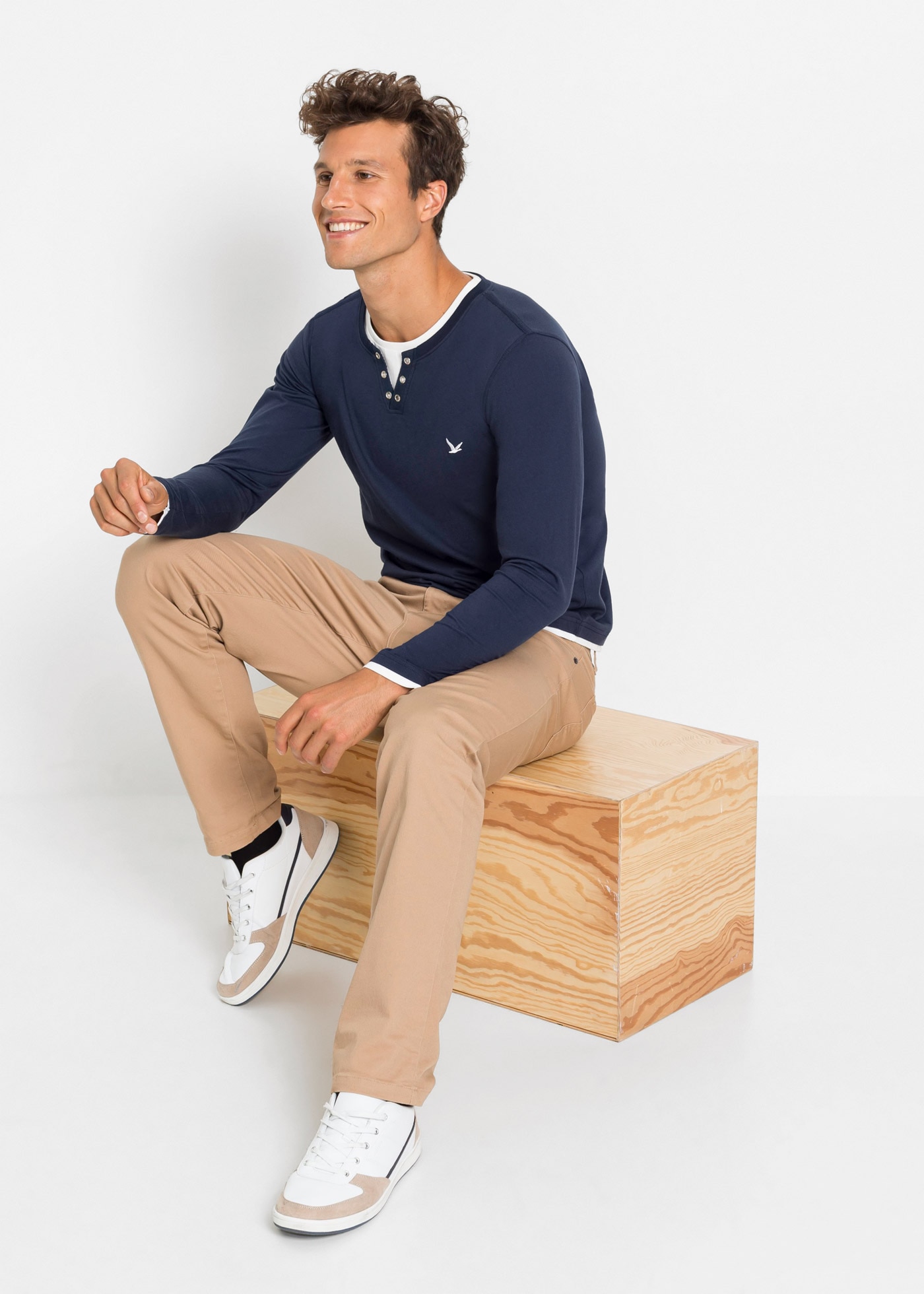 bonprix 2-in-1-Shirt Packung, 2 Stk.