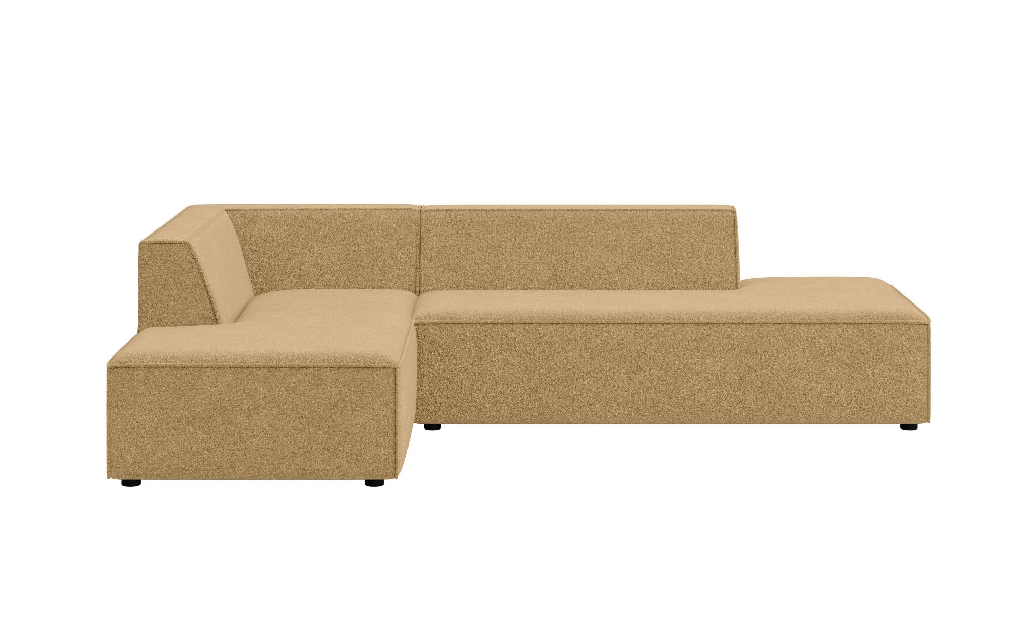 INOSIGN Ecksofa »Ecksofa Cavan mit Ottomane links oder rechts bestellbar«, L-Form mit Wellenunterfederung, Maße B/T/H: 270/180/72 cm