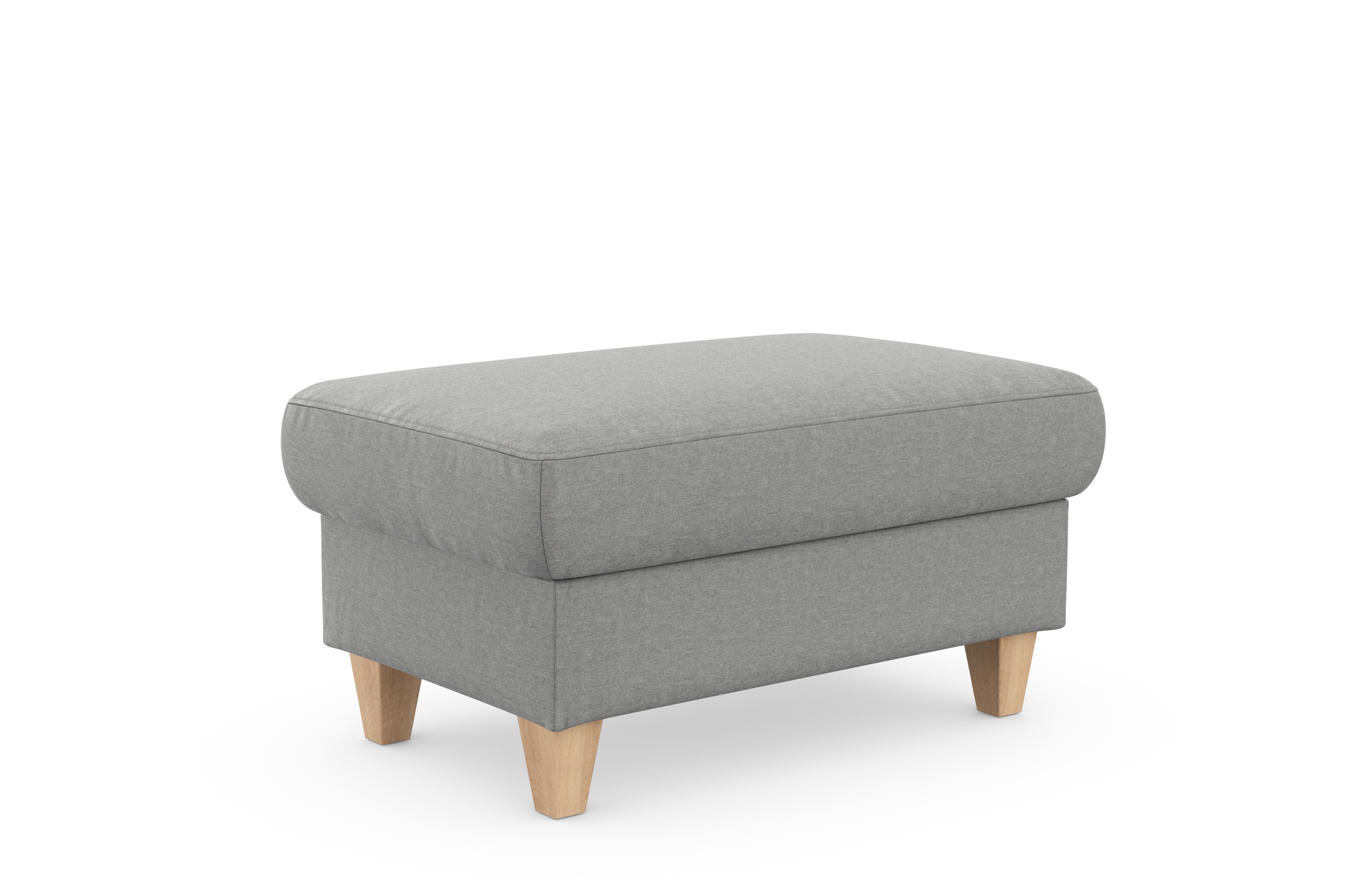 sit&more Stauraumhocker »Farö« mit Stauraum und Federkern und naturfarbenen Füßen