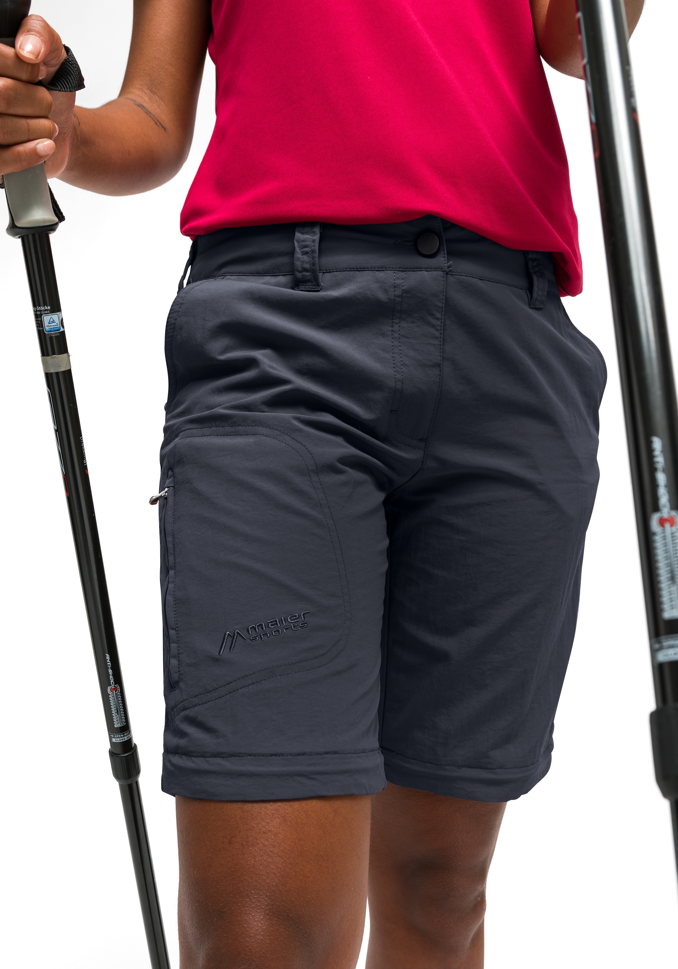Maier Sports Funktionshose »Yesa«, Triple-Zipp Hose mit elastischem Bund
