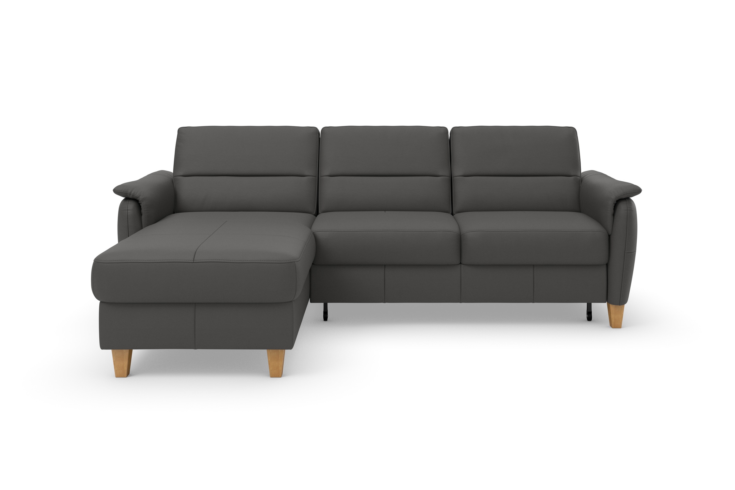 Home affaire Ecksofa »Palmera L-Form, B: 244 cm« optional Bettfunktion & Be günstig online kaufen