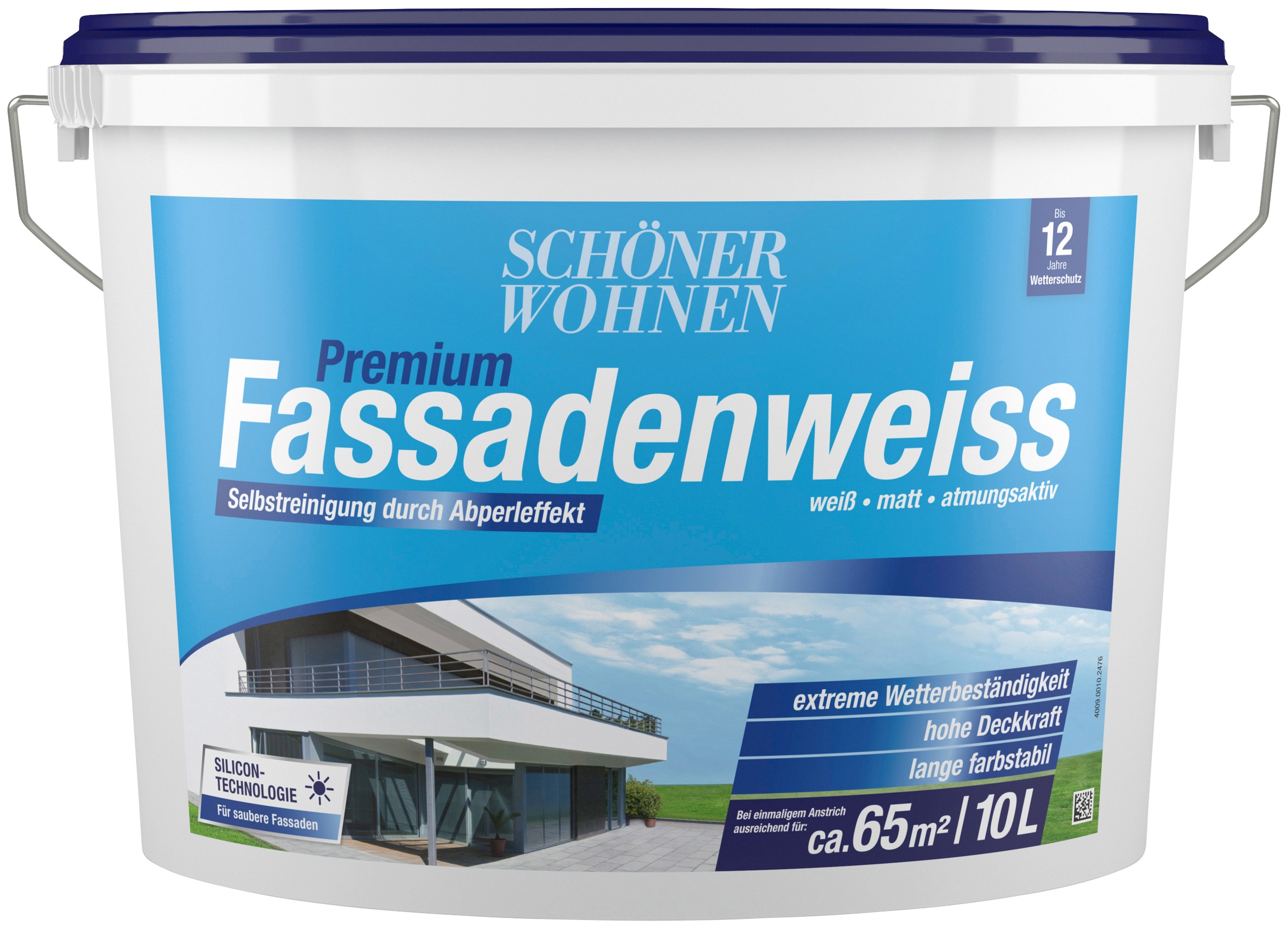 SCHÖNER WOHNEN-Kollektion Fassadenfarbe »Premium-Fassadenweiss«, 10 Liter, weiß,... kaufen