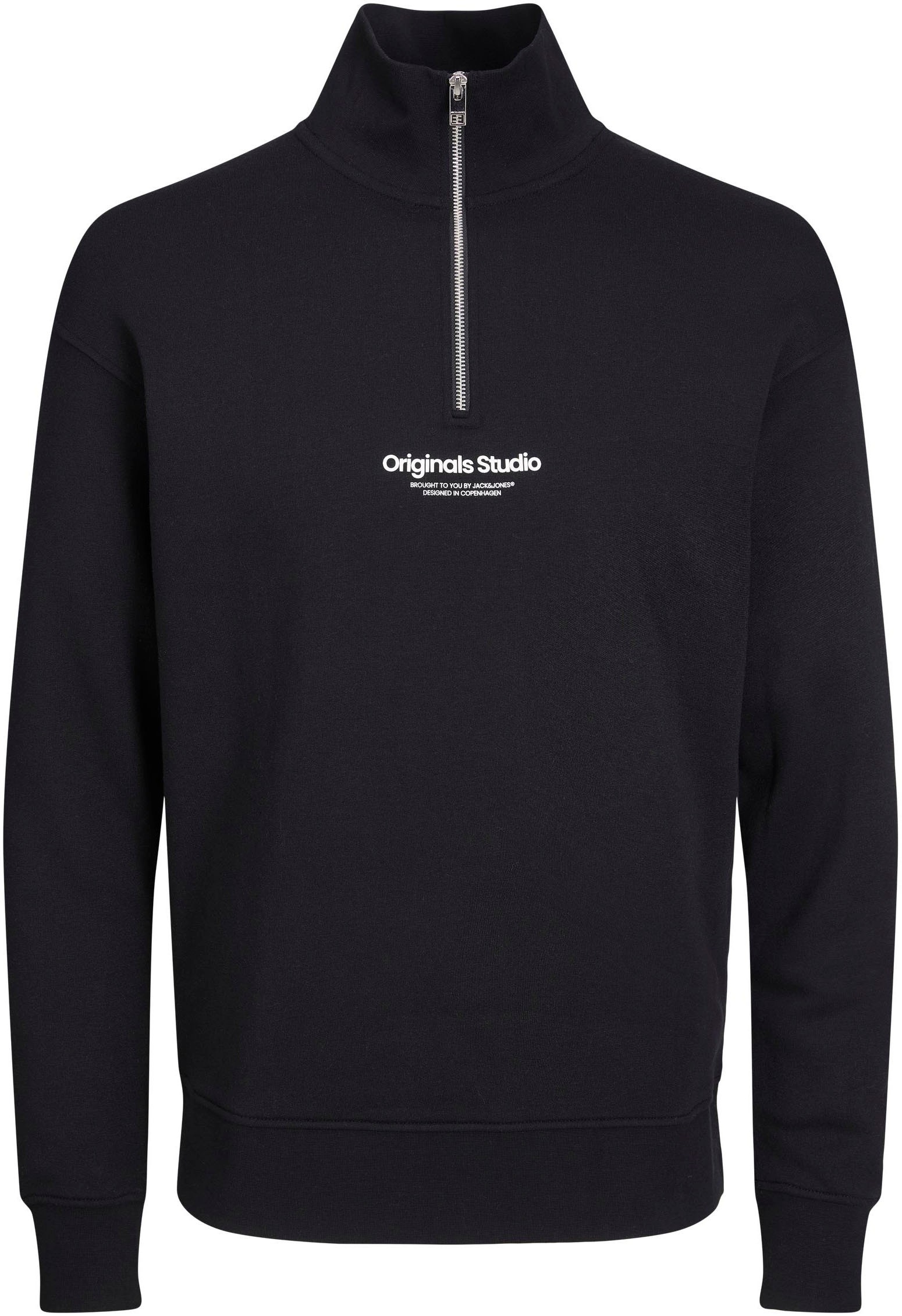 Jack & Jones Sweatshirt »JORVESTERBRO SWEAT QUARTER ZIP HN NOOS«, im Troyer-Look