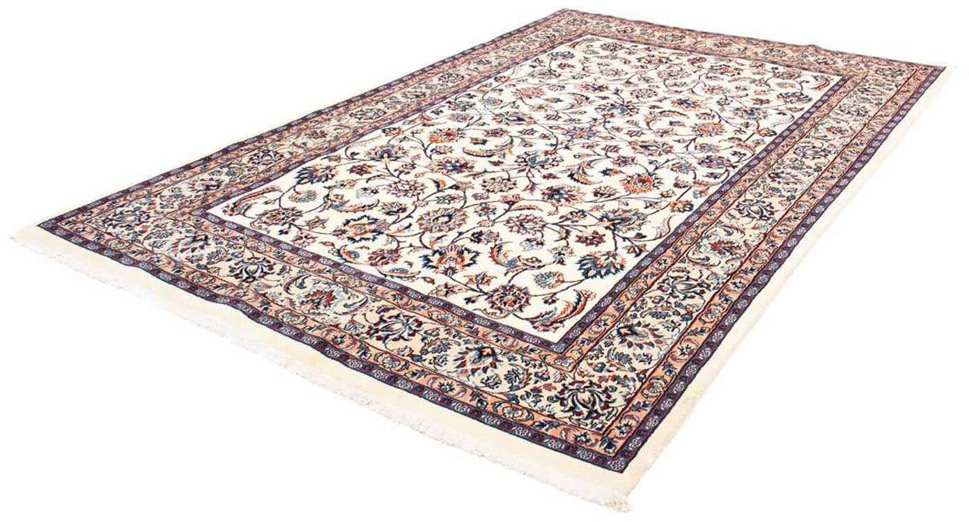 morgenland Wollteppich »Maschad Blumenmuster Beige 305 x 200 cm«, rechtecki günstig online kaufen