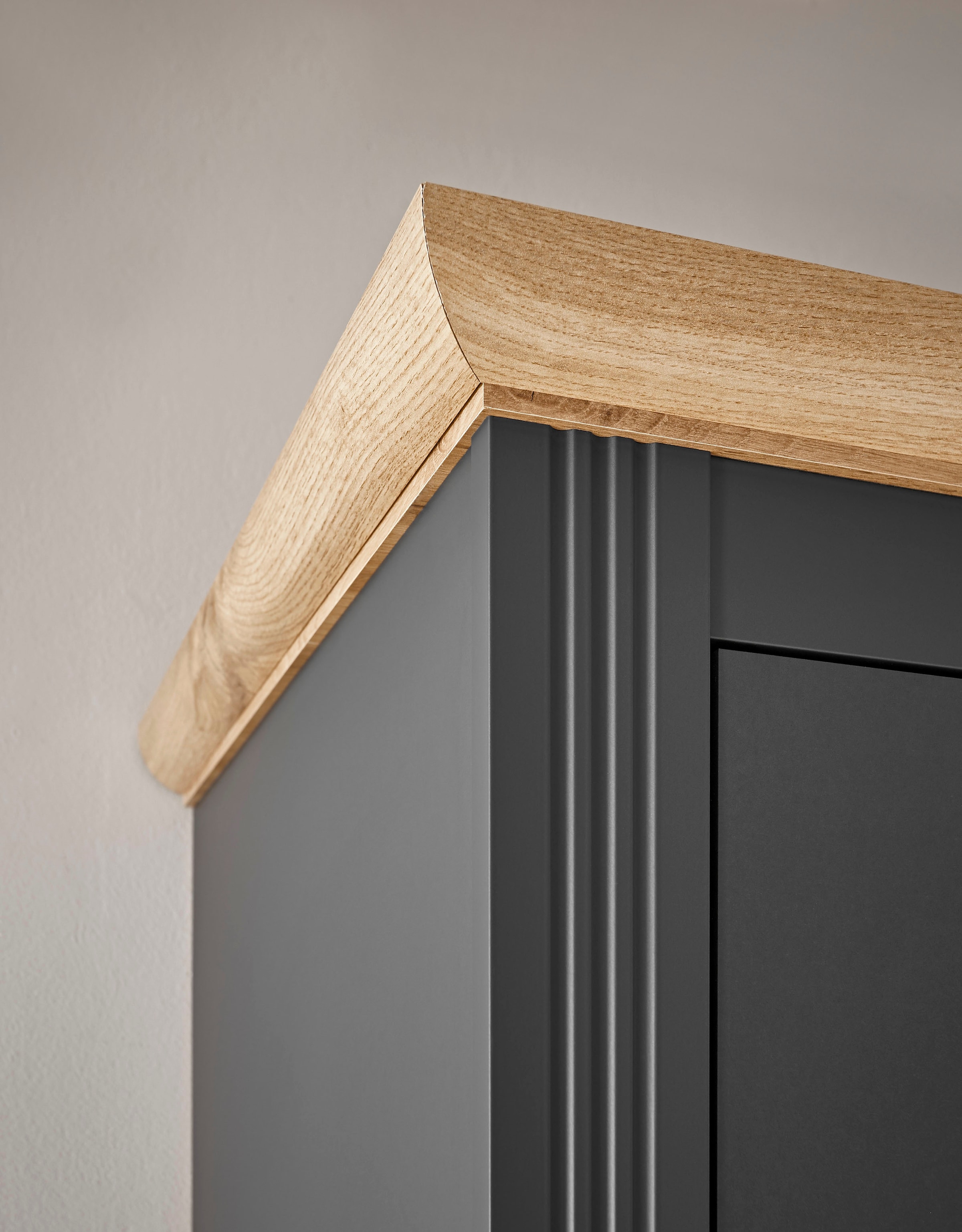 OTTO home Schlafzimmer-Set »Westminster« beinhaltet 1 Bett, Kleiderschrank 2-türig und 1 Nachtkommode