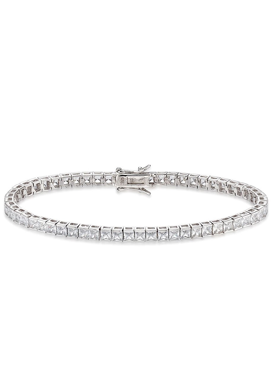 Bild von Bruno Banani Armband »Schmuck Geschenk Silber 925 Armschmuck Armkette Tennisarmband Silber«, zu Kleid, Shirt, Jeans, Sneaker! Anlass Geburtstag Weihnachten