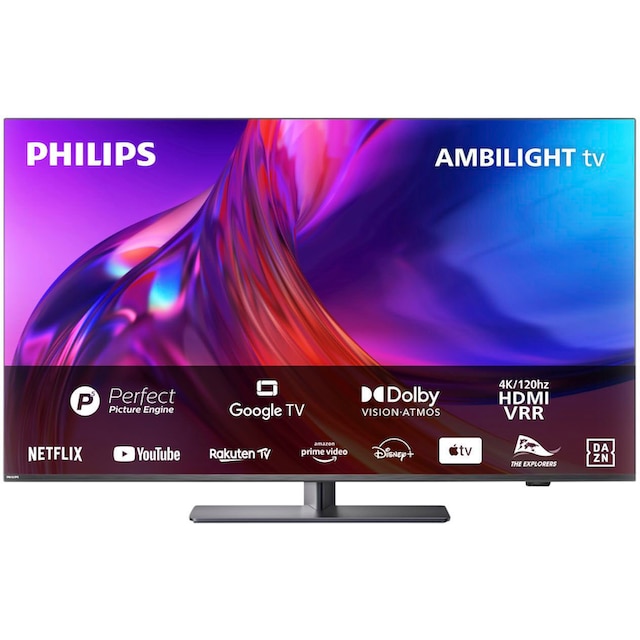Zoll, HD, bestellen 4K Android 139 Ultra »55PUS8808/12«, Rechnung LED-Fernseher Philips auf TV-Smart-TV-Google TV cm/55