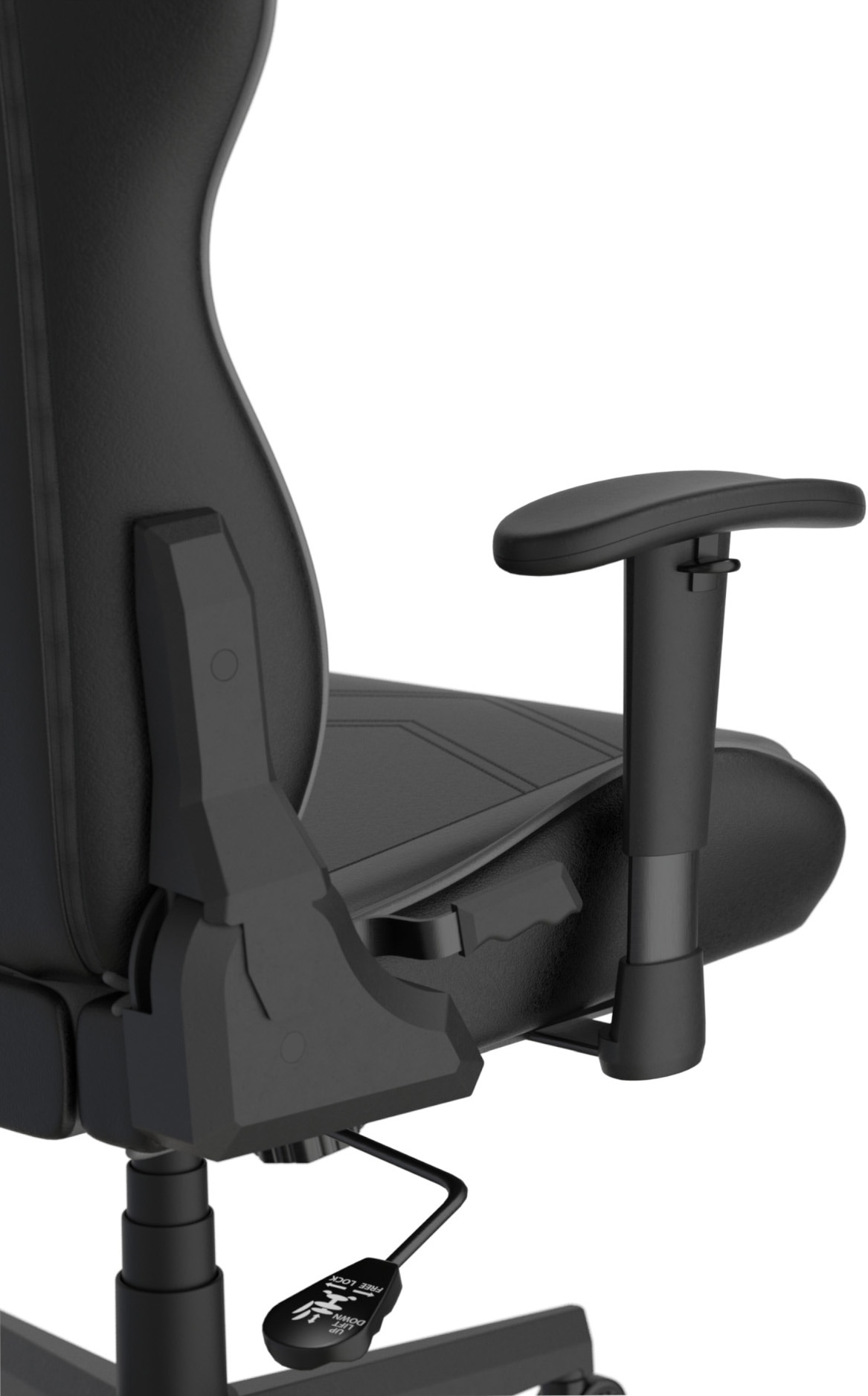 MCA furniture Gaming-Stuhl »DX Racer Prince Gamingchair«, (Set), 1 St., Kunstleder, Gaming,Racing,Design,Lordose,Kissen,Armlehne,drehbar,verstellbar