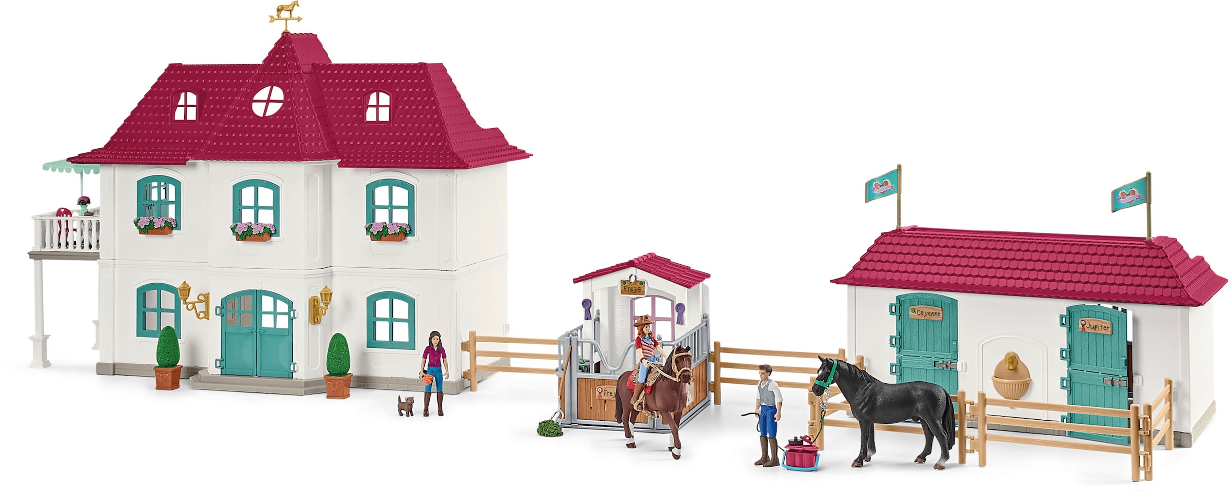 Schleich® Spielwelt »HORSE CLUB, Lakeside Pferdehof (42551)«, Made in Europe