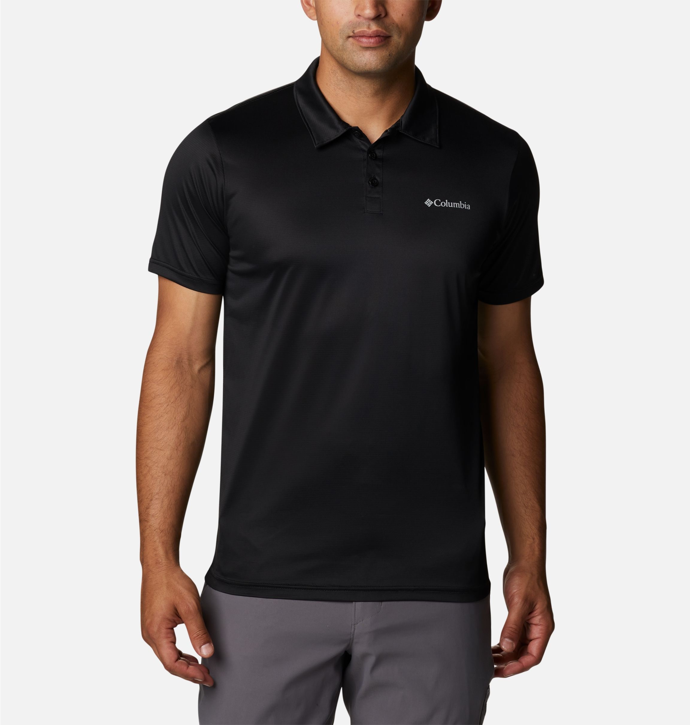 Columbia Poloshirt lockere Passform, Kurzarm, für Wanderungen und aktive Freizeit