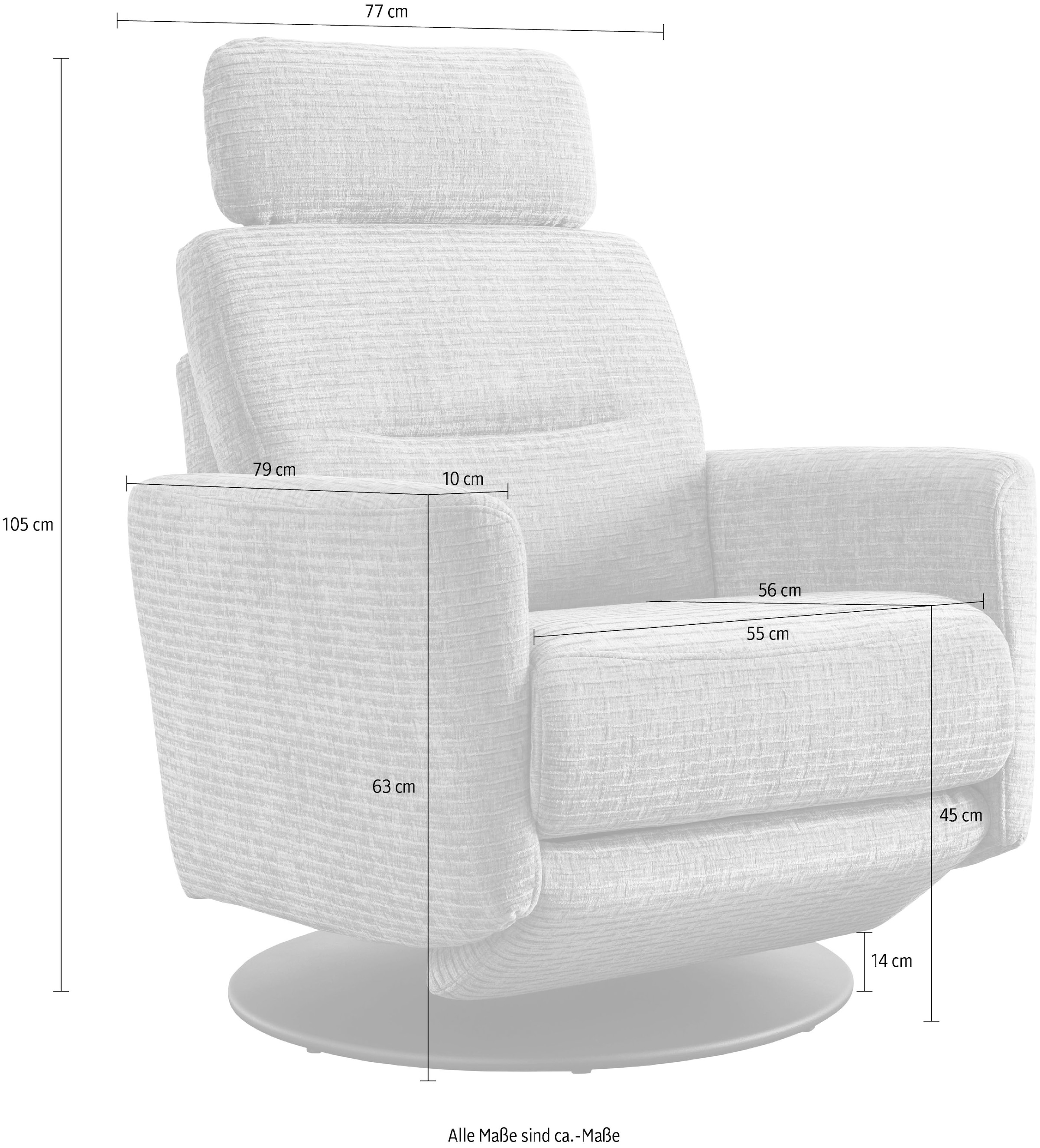 Home affaire Relaxsessel »Cavoli« 1 Stk. tlg.