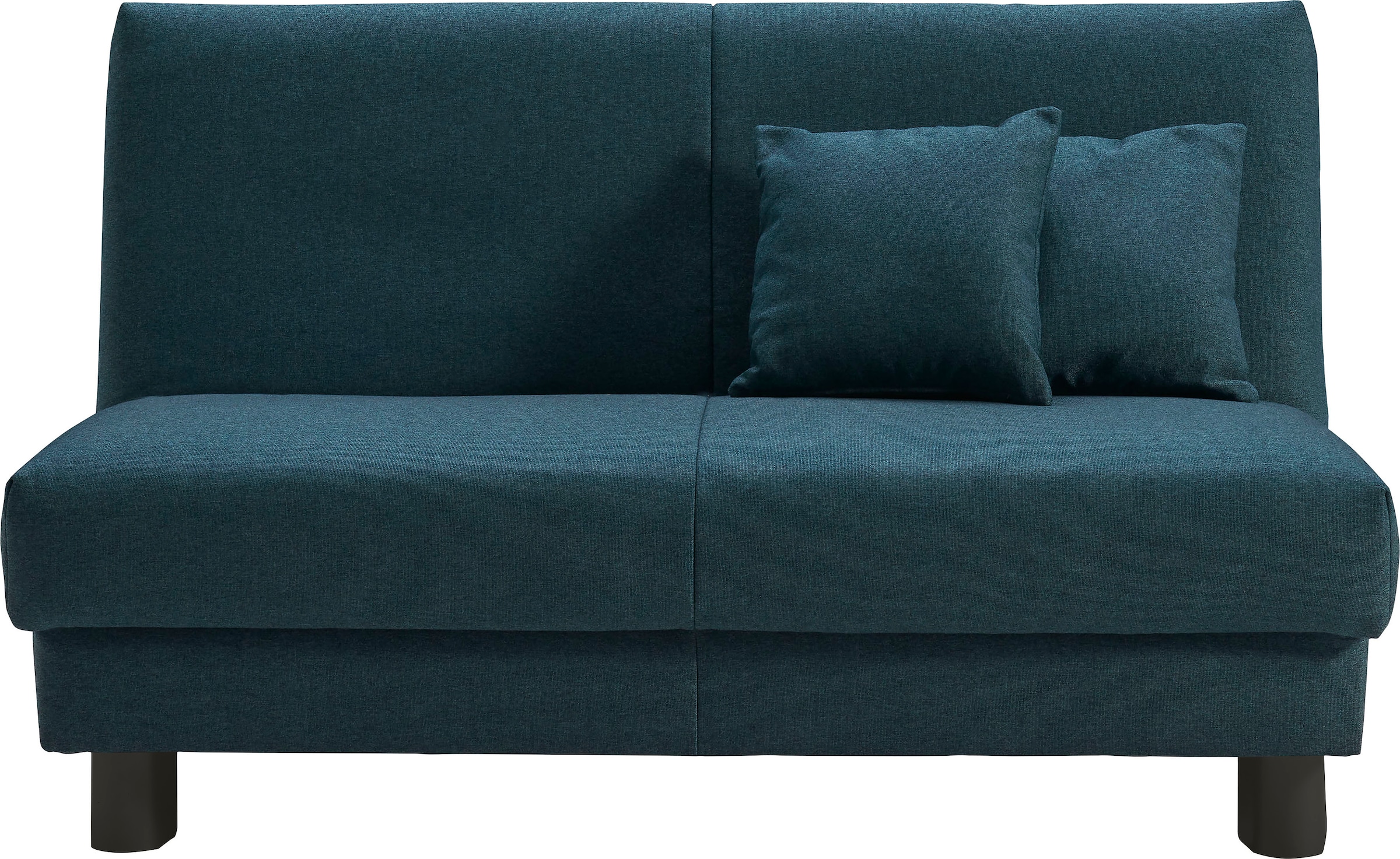 ell + ell Schlafsofa »Enny«, Liegefläche Breite 120 oder 140 cm, Liegehöhe 40 cm, Füße schwarz