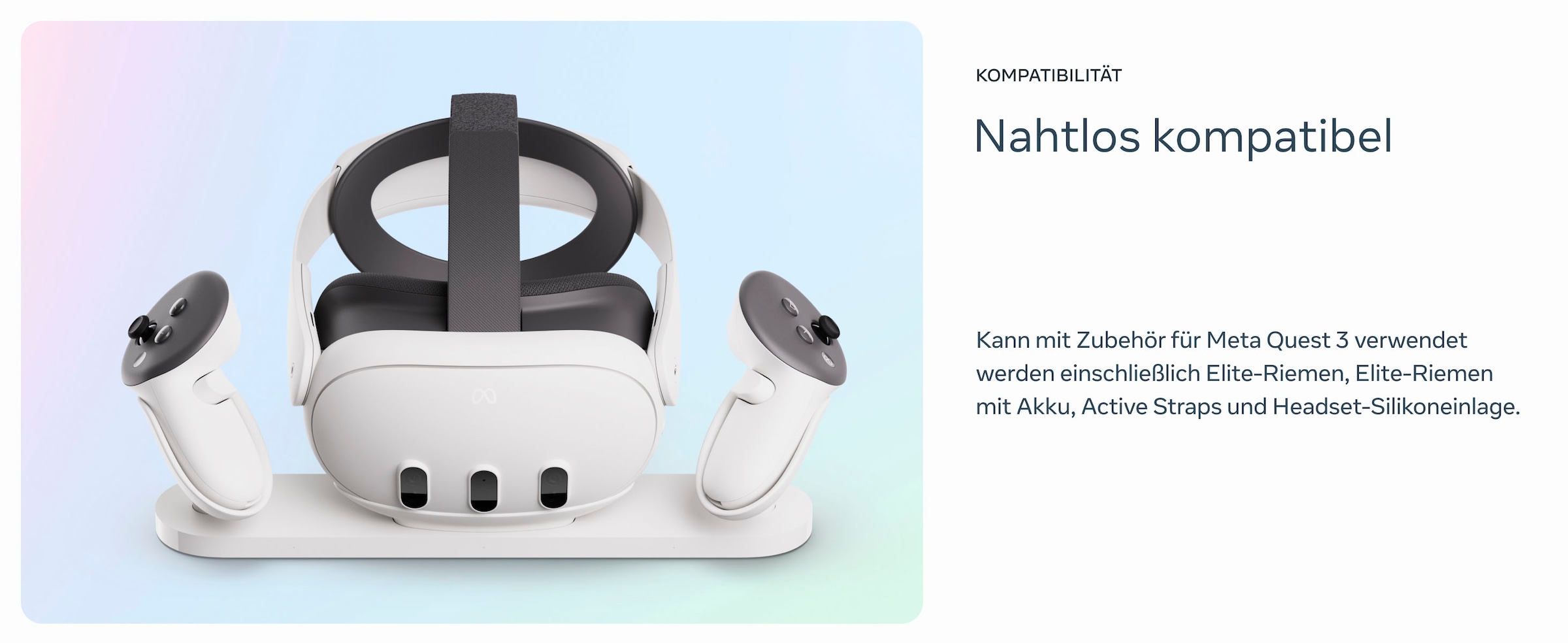 Meta Ladestation »Quest 3 Charging Dock«, für VR-Brillen