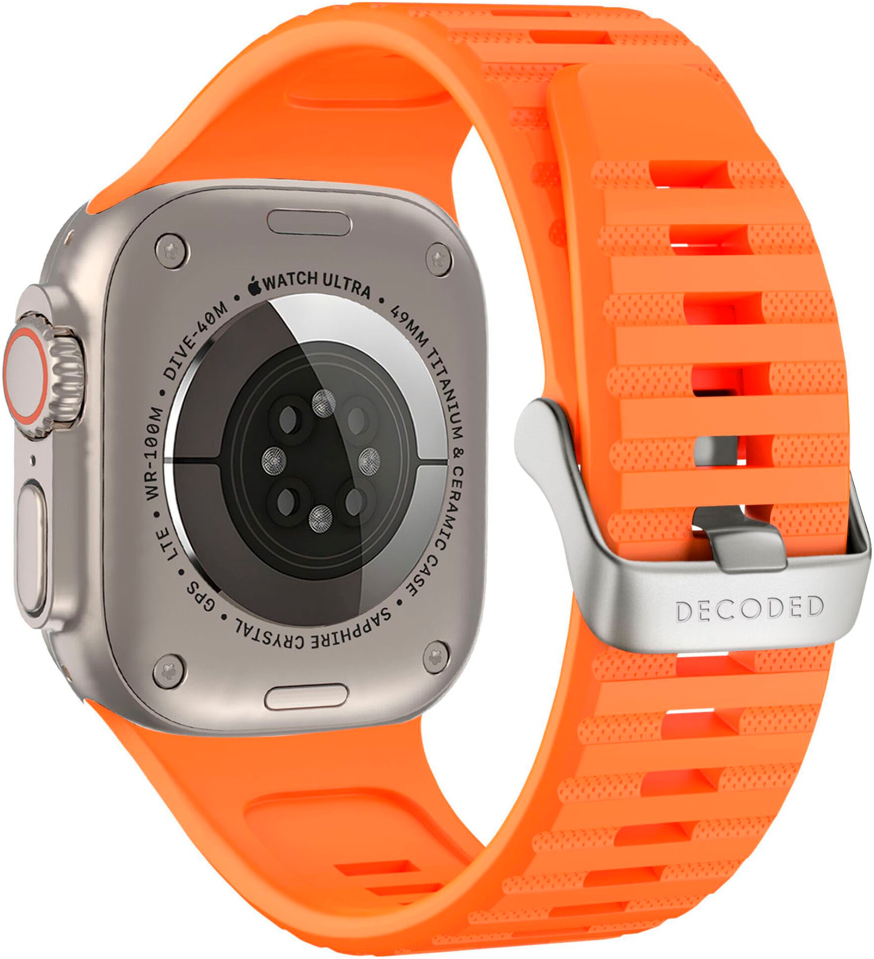 DECODED Smartwatch-Armband »Silicone Magnet Traction Loop Strap 42/44/45/49mm«