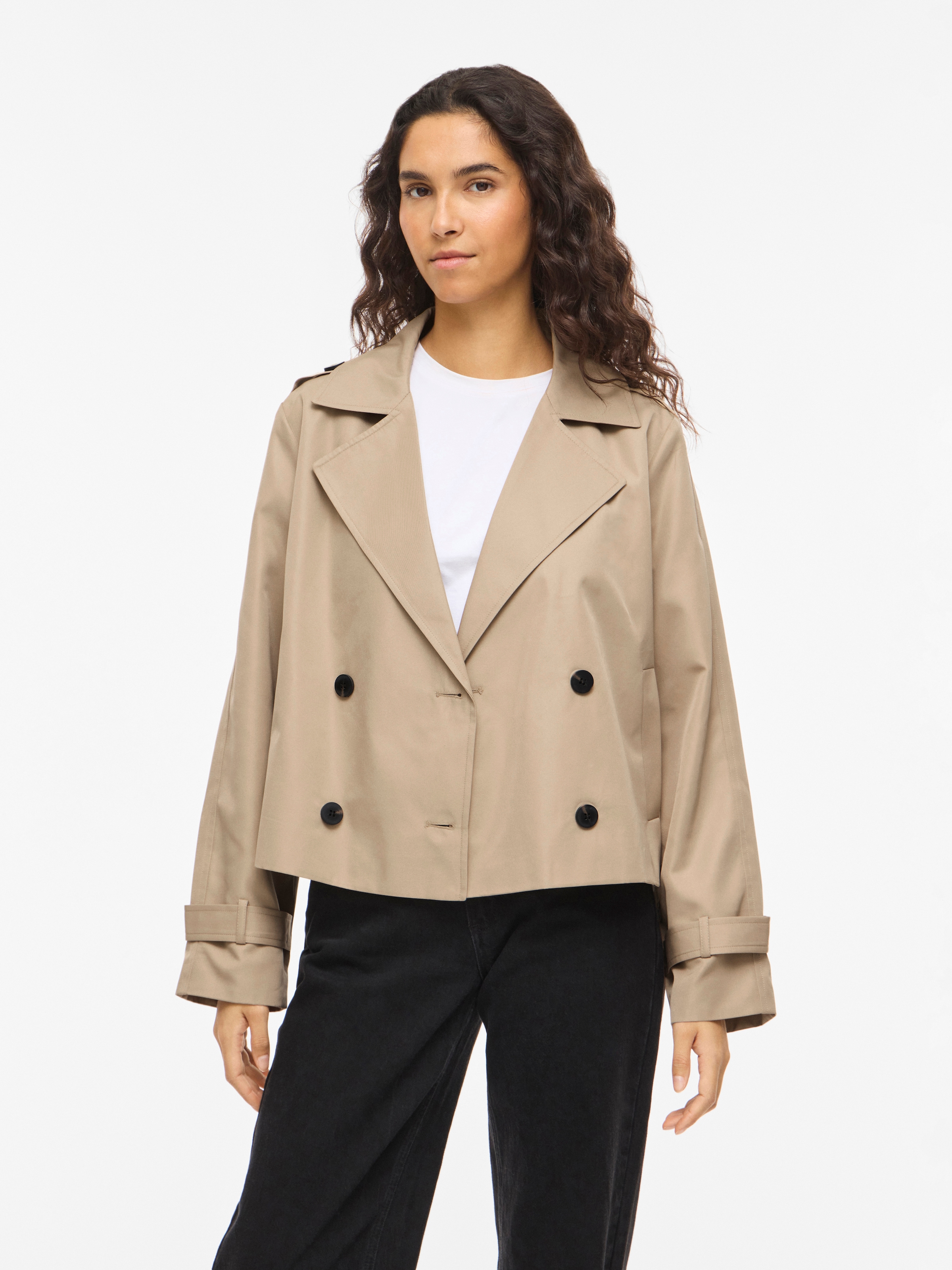 Vila Kurzmantel »VIADDISON L/S SHORT JACKET - NOOS«