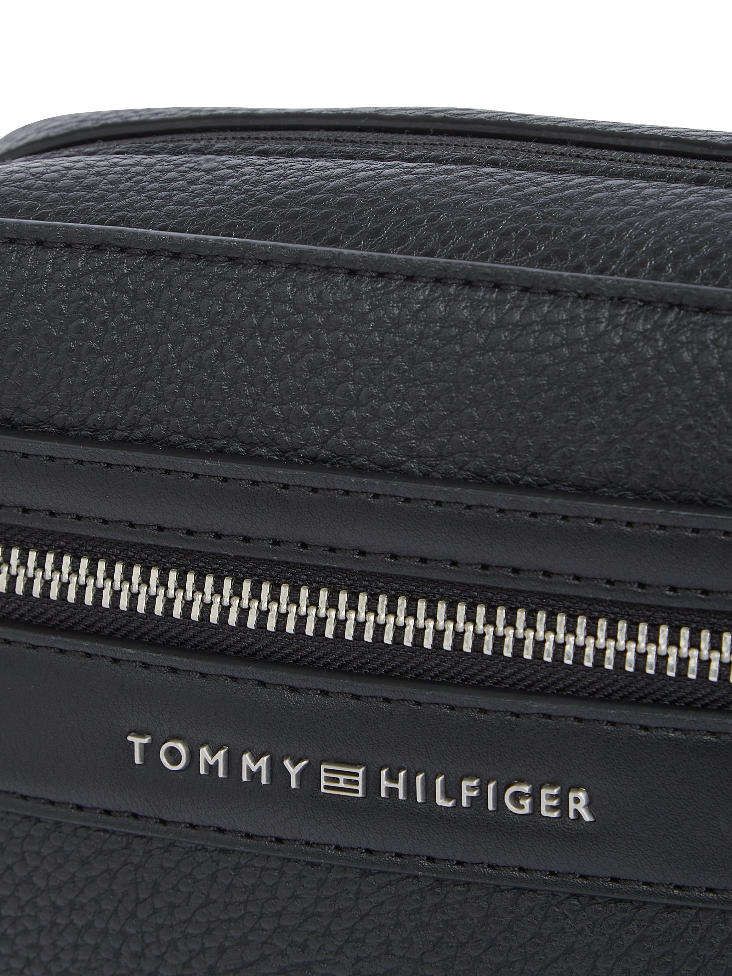 Tommy Hilfiger Umhängetasche »TH CENTRAL MINI REPORTER«, Herren Schultertasche mit RV-Vordertaschenfach