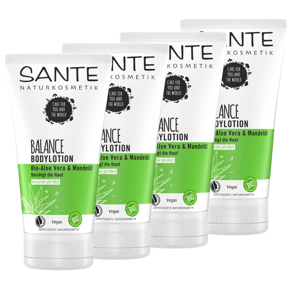 SANTE Bodylotion »Balance Bodylotion Bio-Aloe Vera & Mandelöl« Bodylotion, für die tägliche Körperpflege, mit Aloe Vera und Mandelöl