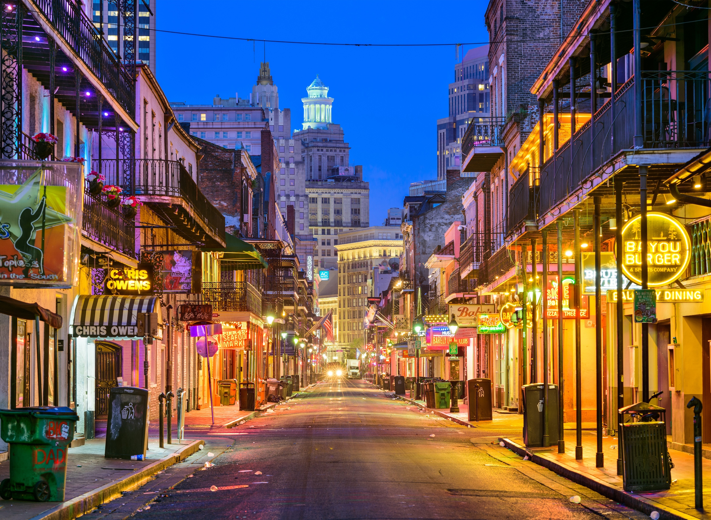 Papermoon Fototapete »Bourbon Street New Orleans« günstig online kaufen