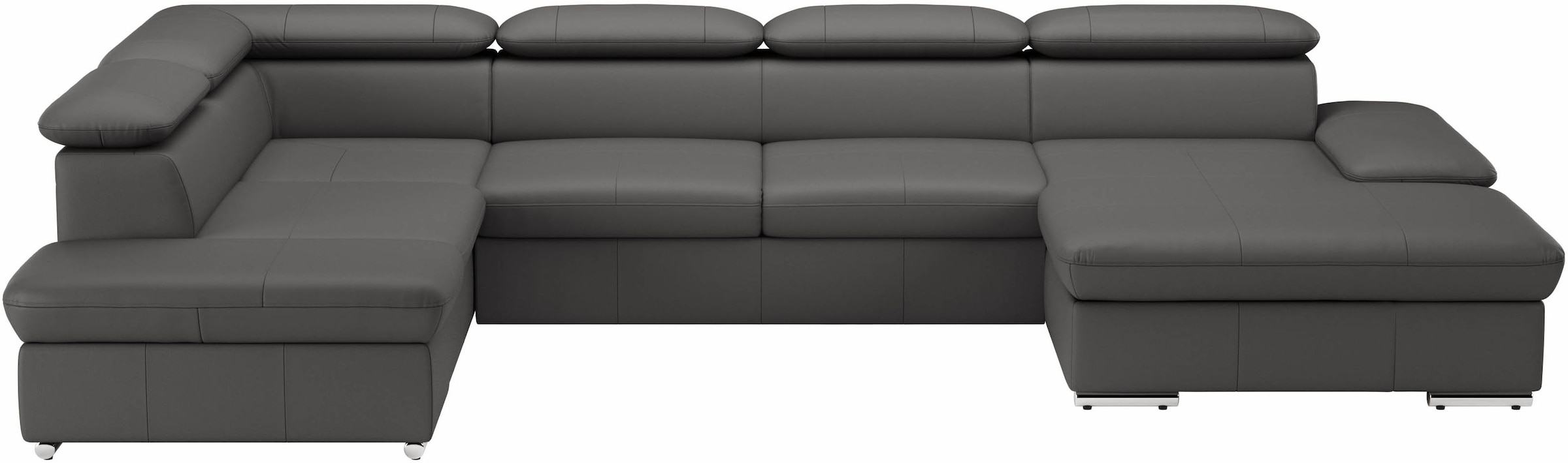 sit&more Wohnlandschaft »Valantine U-Form«, inkl. Kopf- und Armteilverstellung, wahlweise mit Bettfunktion