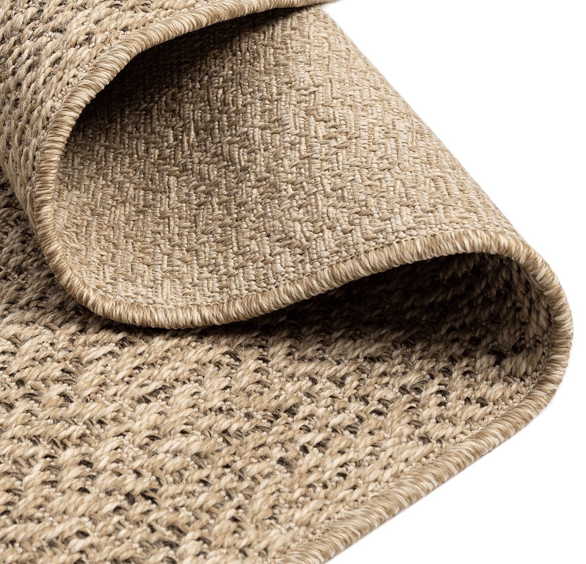 the carpet Teppich »Kansas«, rechteckig, 1 mm Höhe, moderner robuster In und Outdoor Teppich Jute Look