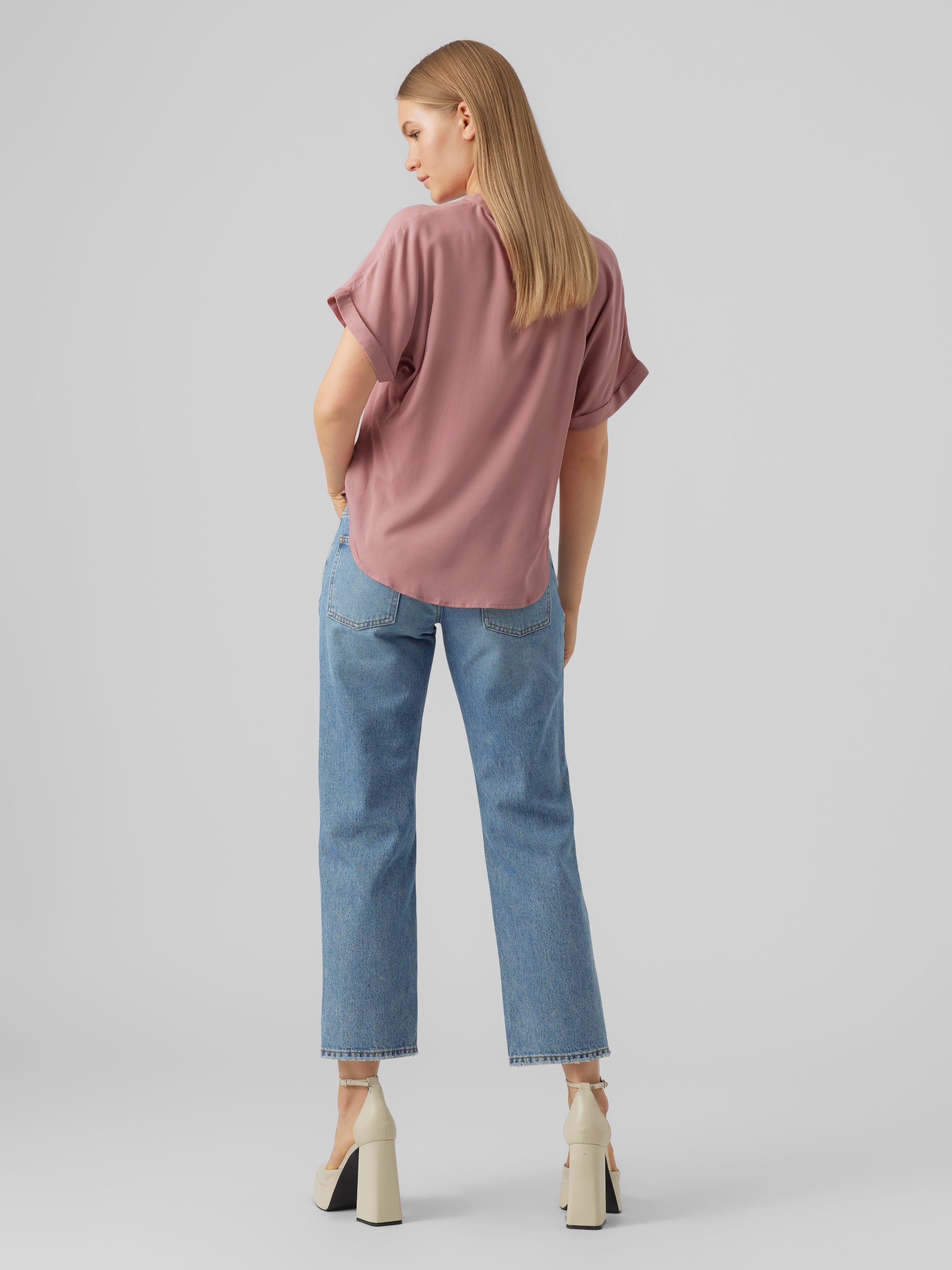 Vero Moda Shirtbluse »VMBEAUTY SS TOP GA NOOS« Viskose, regular fit