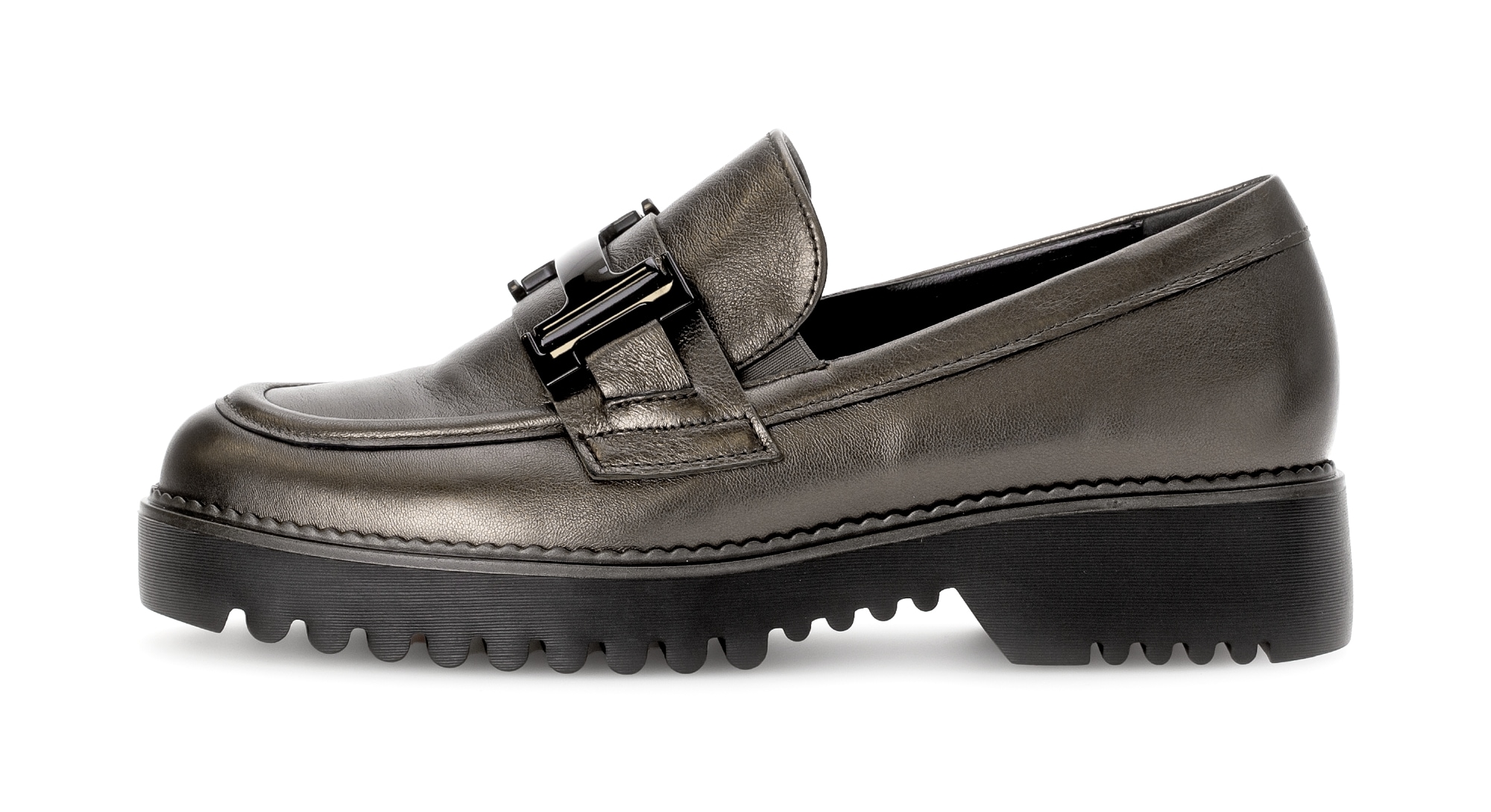 Gabor Loafer »FLORENZ«, Blockabsatz, Slipper, Businessschuh in Bequemweite G (= weit)