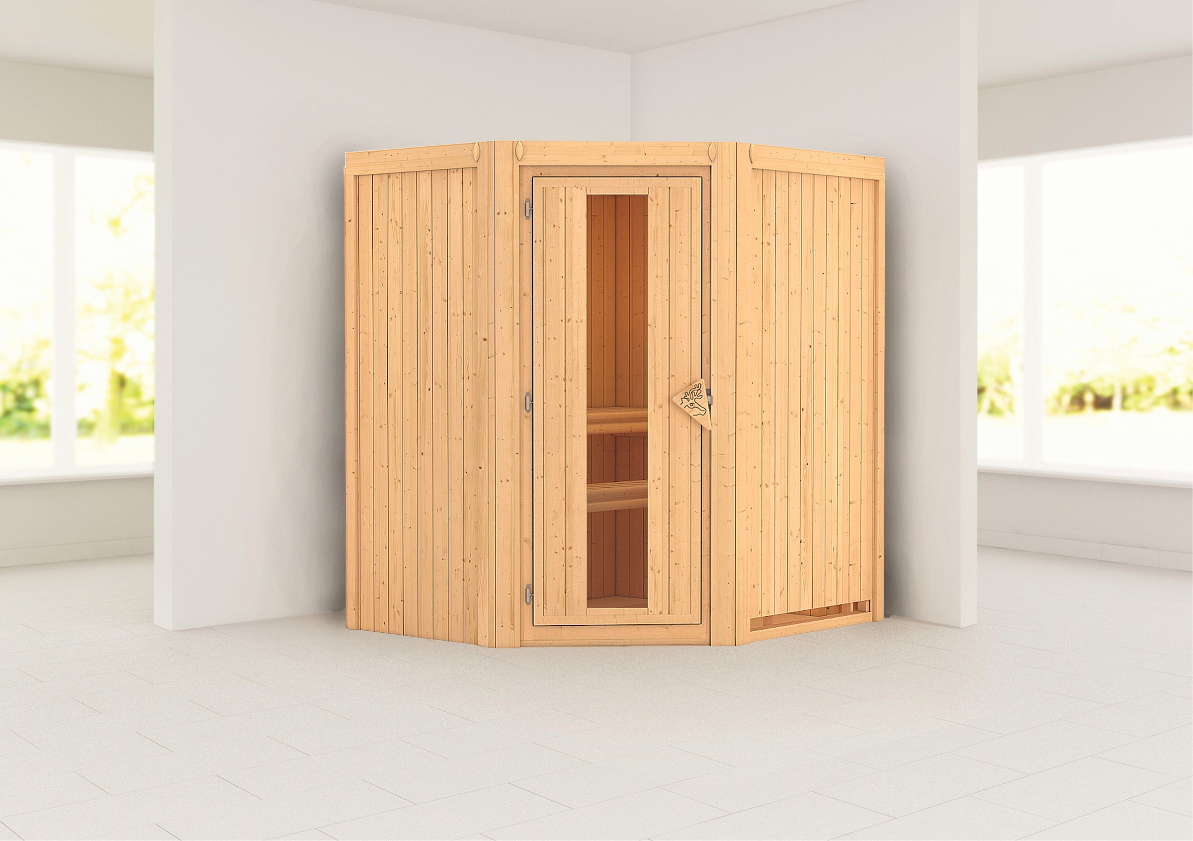 Karibu Sauna »Tomke«, ohne Ofen