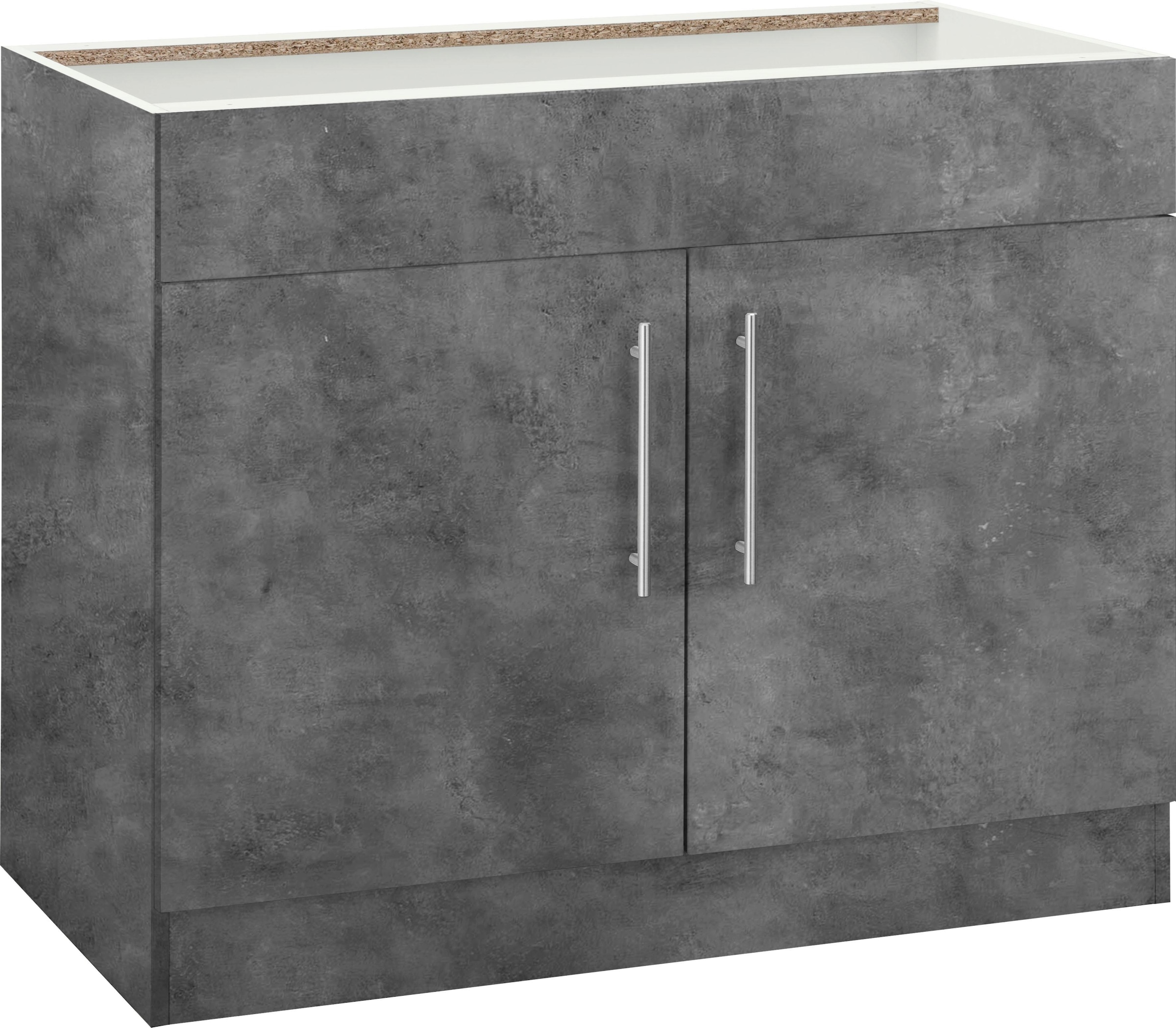 wiho Küchen Spülenschrank »Cali«, 100 cm breit, ohne Arbeitsplatte