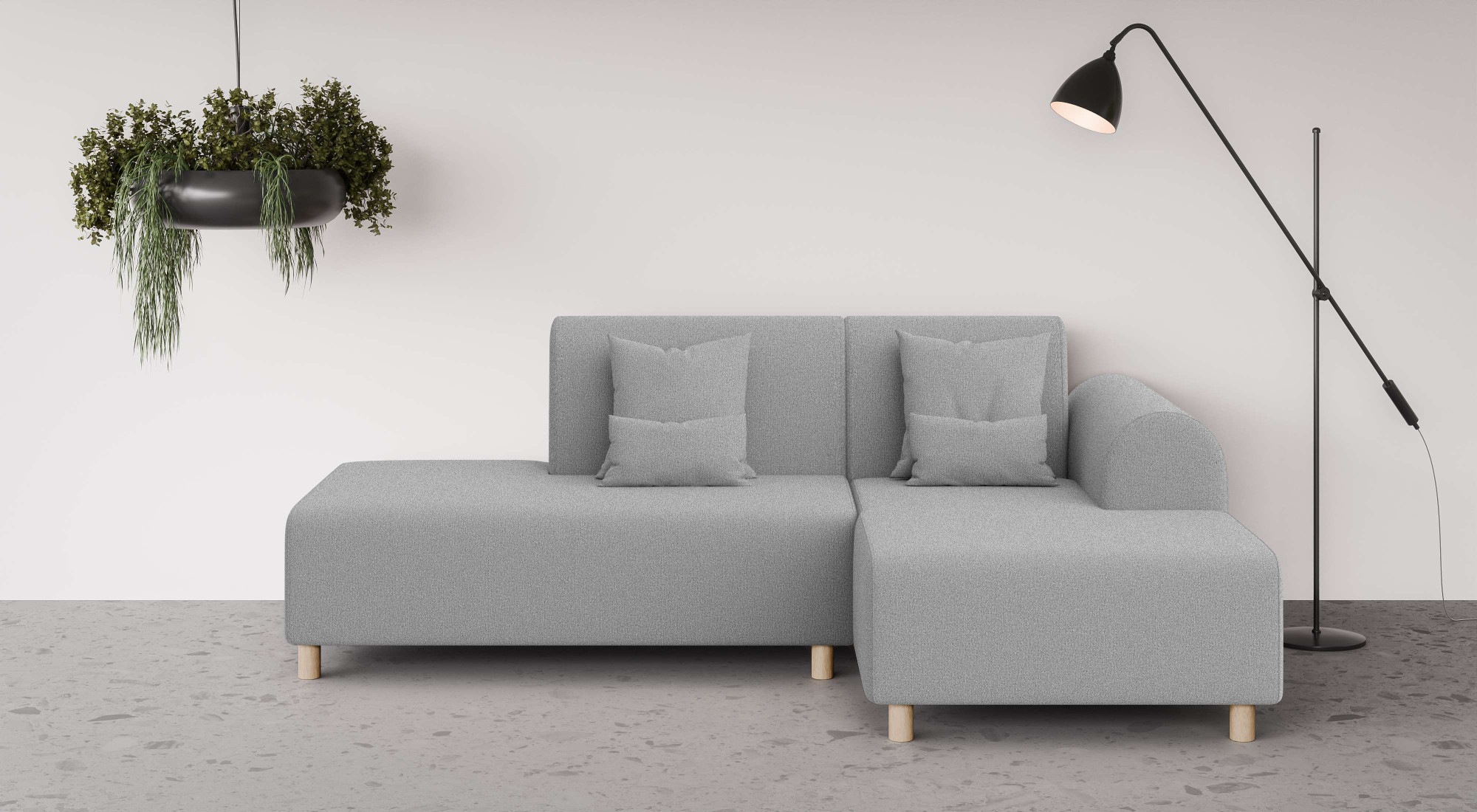 OTTO home Ecksofa »Suyala« L-Form mit Hocker günstig online kaufen