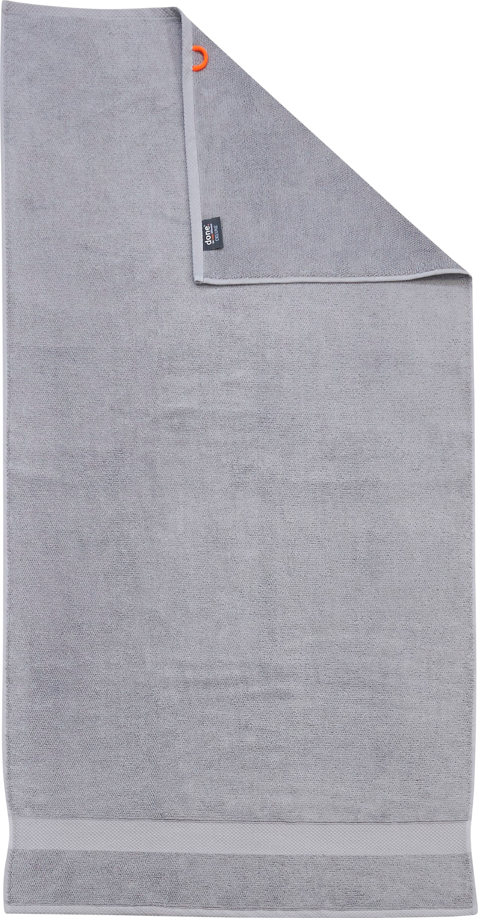 done.® Badetücher »Deluxe« 1-tlg., Uni Farben, Hotelqualität aus hochwertigem Zwirnfrottier