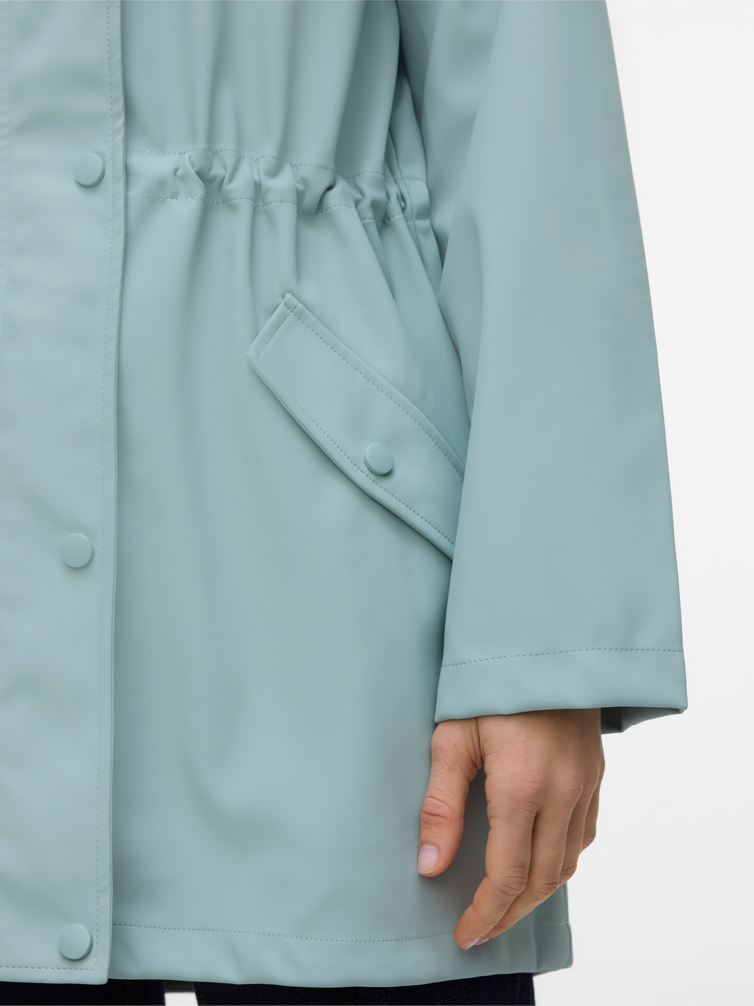 Vero Moda Regenjacke »VMMALOU COATED JACKET«, mit Kapuze