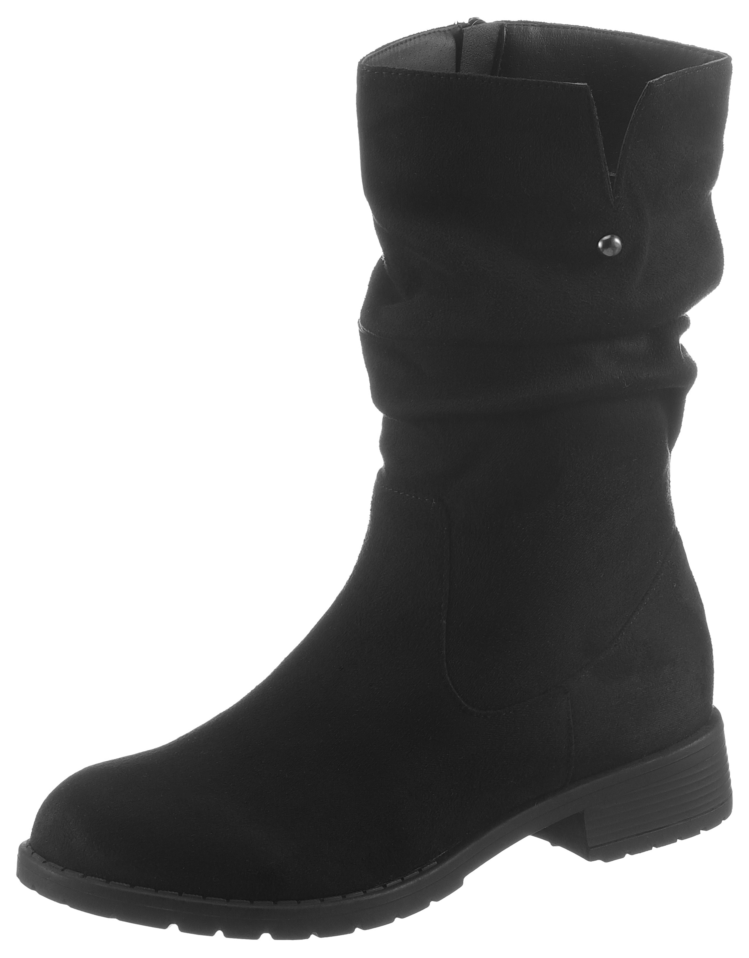 Winterstiefel, mit slouchy Raffungen am Schaft