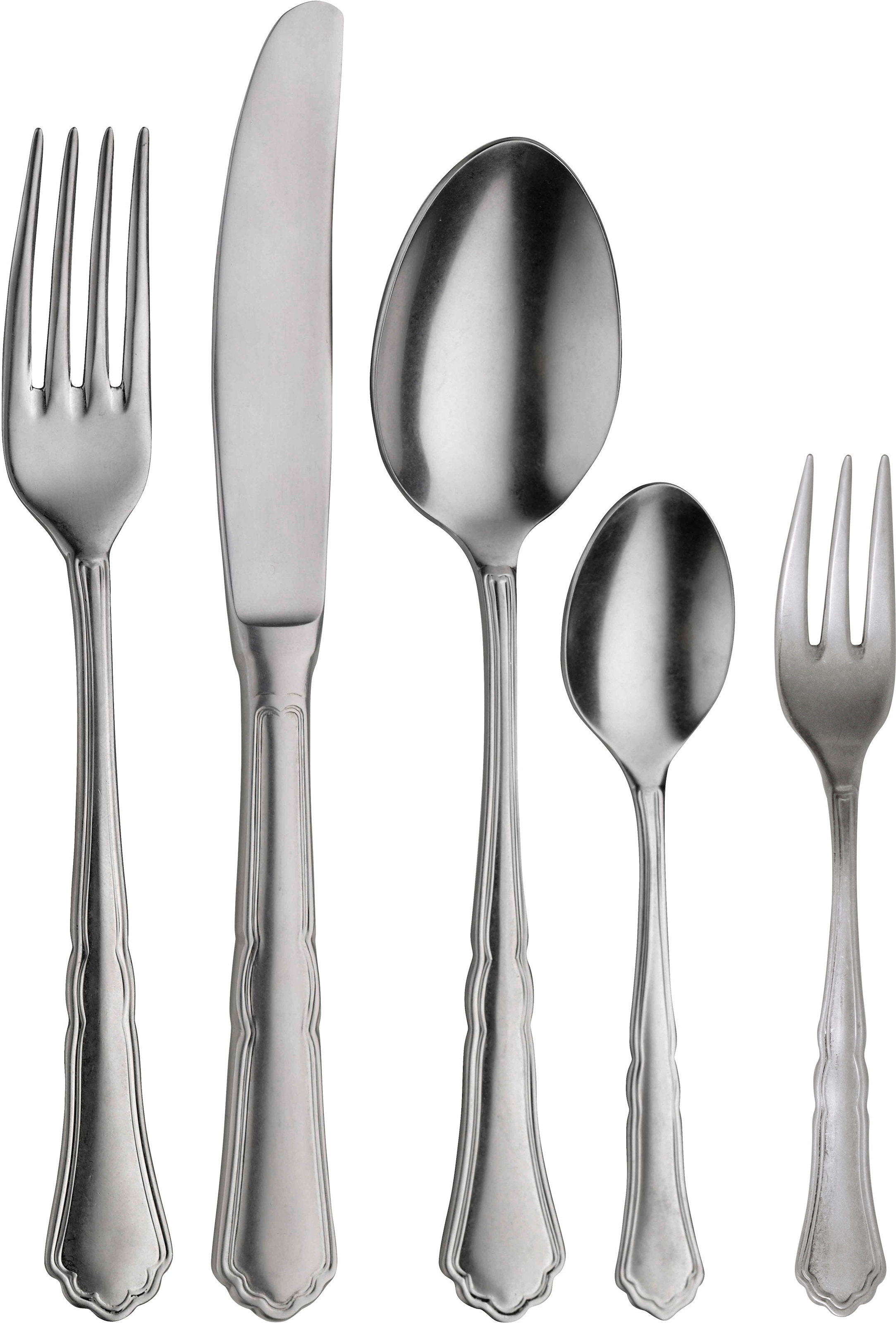 PINTINOX Besteck-Set »Settecento Stone washed« Optik stonewashed günstig online kaufen