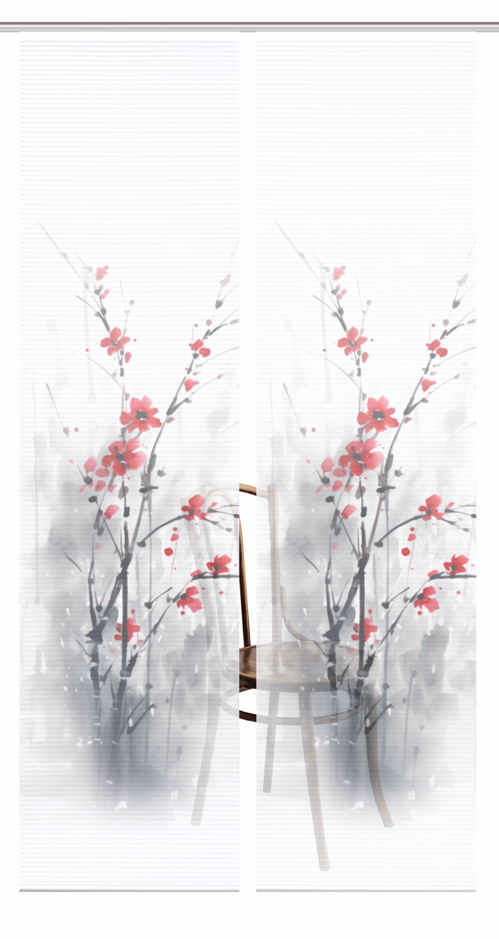 HOME in green Schiebegardine »BELMIRA« Paneelwagen 2 Stk. tlg. SET DIGITALD günstig online kaufen