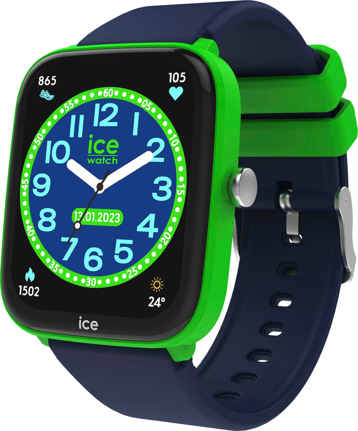 ice-watch Smartwatch »ICE smart junior 2.0«, Armbanduhr, Jungenuhr, Kinder, Silikonarmband, Spielmodus, Sportprofil)