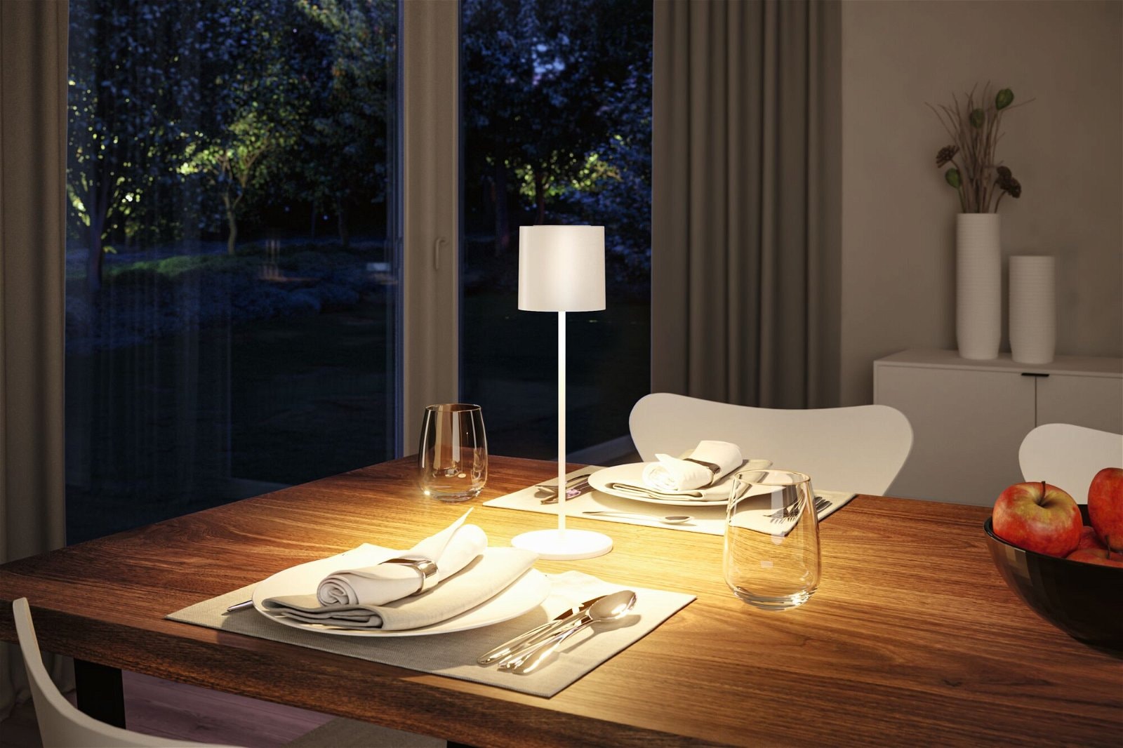 Paulmann LED Außen-Tischleuchte »Mobile Tuni IP44 2700K dimmbar 2,8W USBC«, 1 flammig