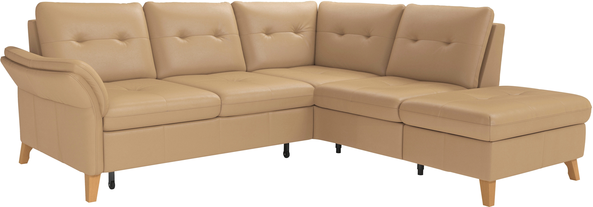 sit&more Ecksofa »Göteborg«, inkl. Sitztiefenverstellung, wahlweise mit Bettfunktion & Bettkasten