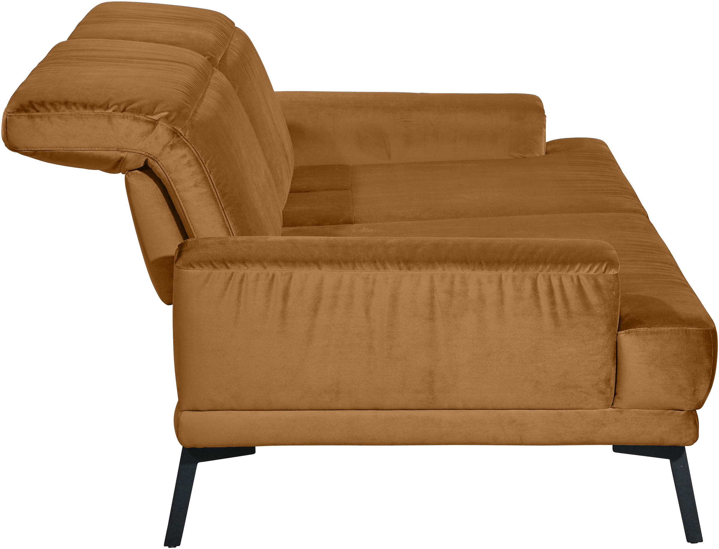 Musterring 2-Sitzer »MR 4580«, inkl. Kopf- und Sitztiefenverstellung, Fuß schwarz, B198 x T103 cm