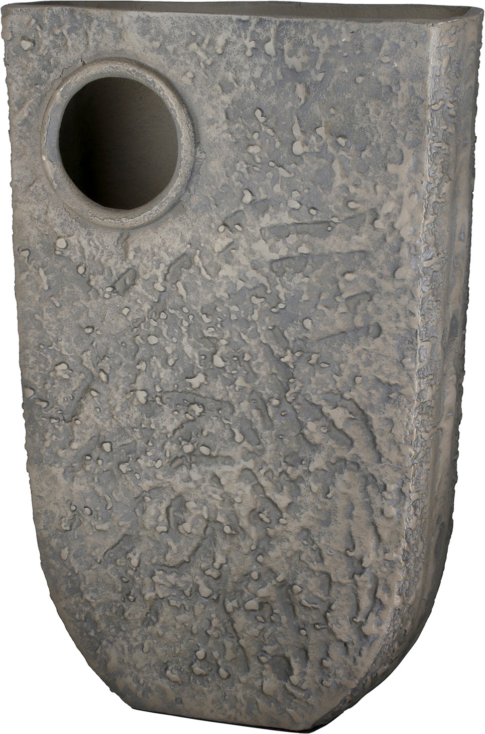 GILDE Tischvase »Vase Purton grau H. 38,5 cm« Dekovase, Purton, Filzboden, Tischdekoration, stilvoll, hochwertig