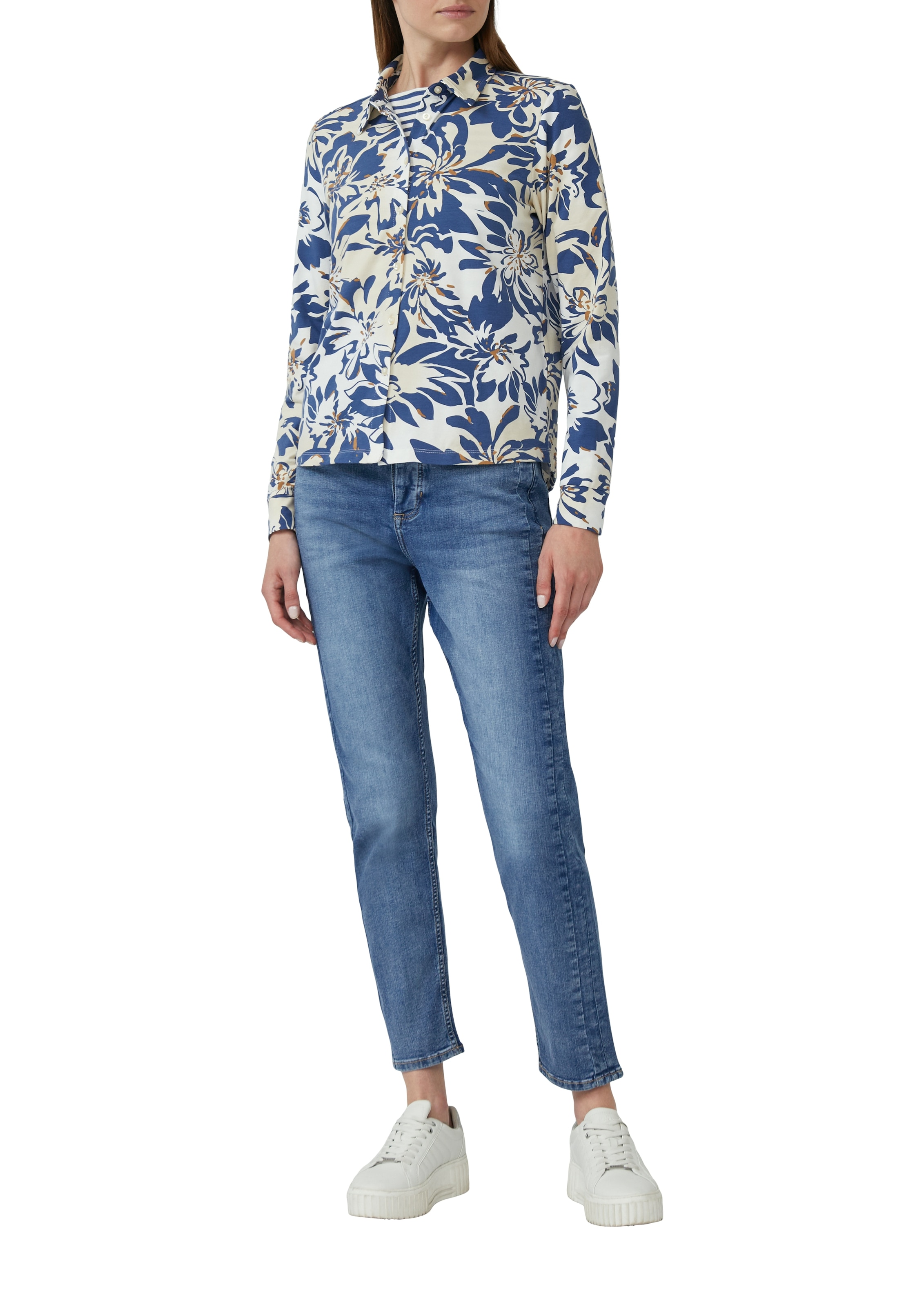 s.Oliver Hemdbluse, mit Manschetten