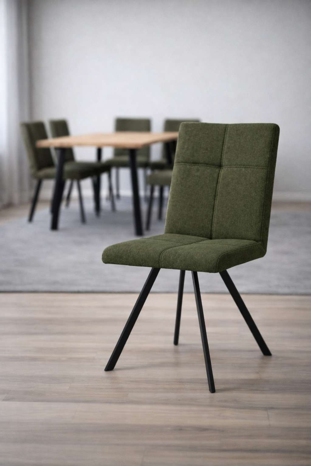 Eckbankgruppe HOME AFFAIRE "Mia Essecke, Sitzgruppe, Eckbankgruppe, Küchenbankgruppe", grün, grün, schwarz, B:207cm H:61cm T:167cm