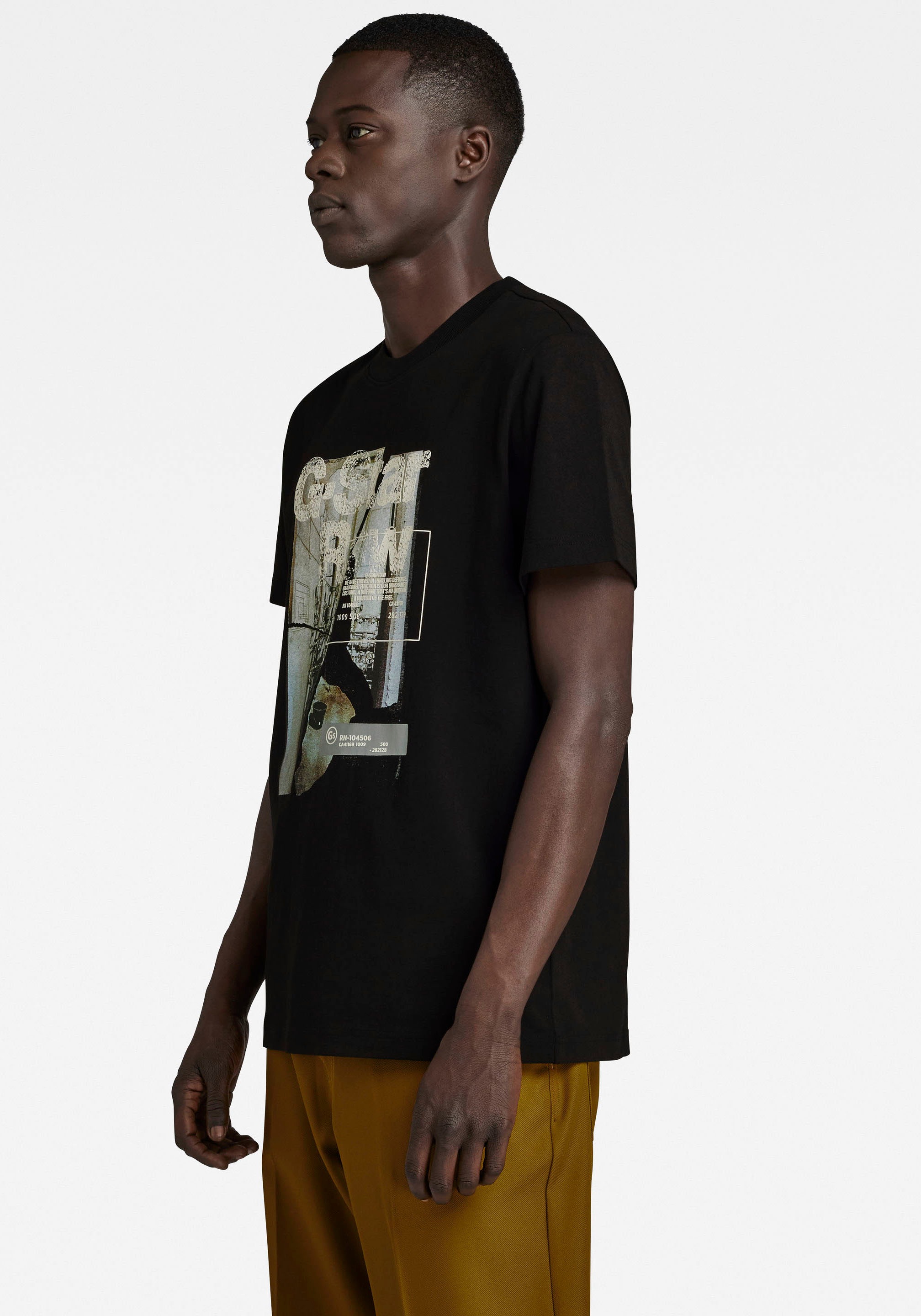 G-STAR T-Shirt »HQ print r t«