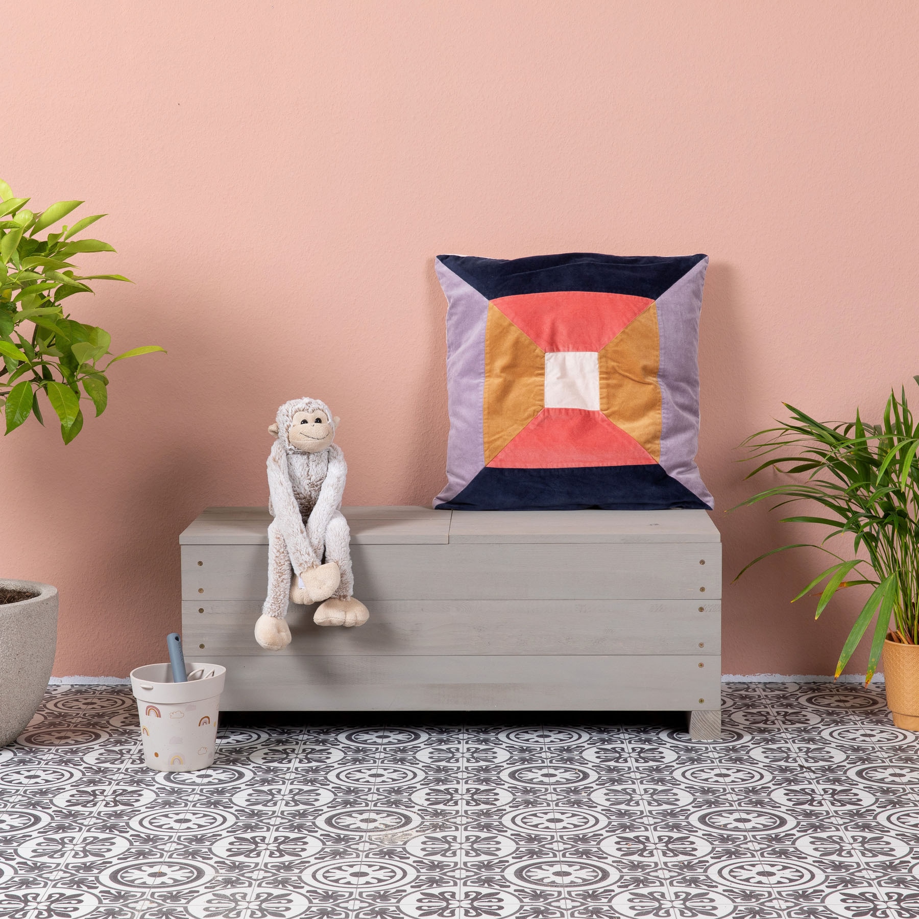 MUDDY BUDDY® Sandkasten »Sandkasten & Kindersitzbank Discoverer« Dieses Produkt besteht aus FSC®-zertifiziertem Material.