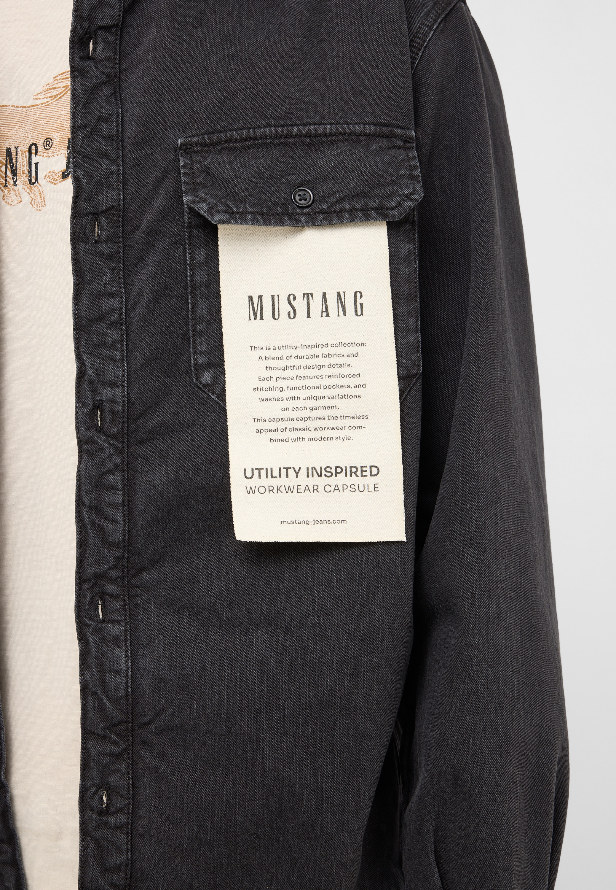 MUSTANG Outdoorjacke »Herren Style Branson Shirt Jacket«