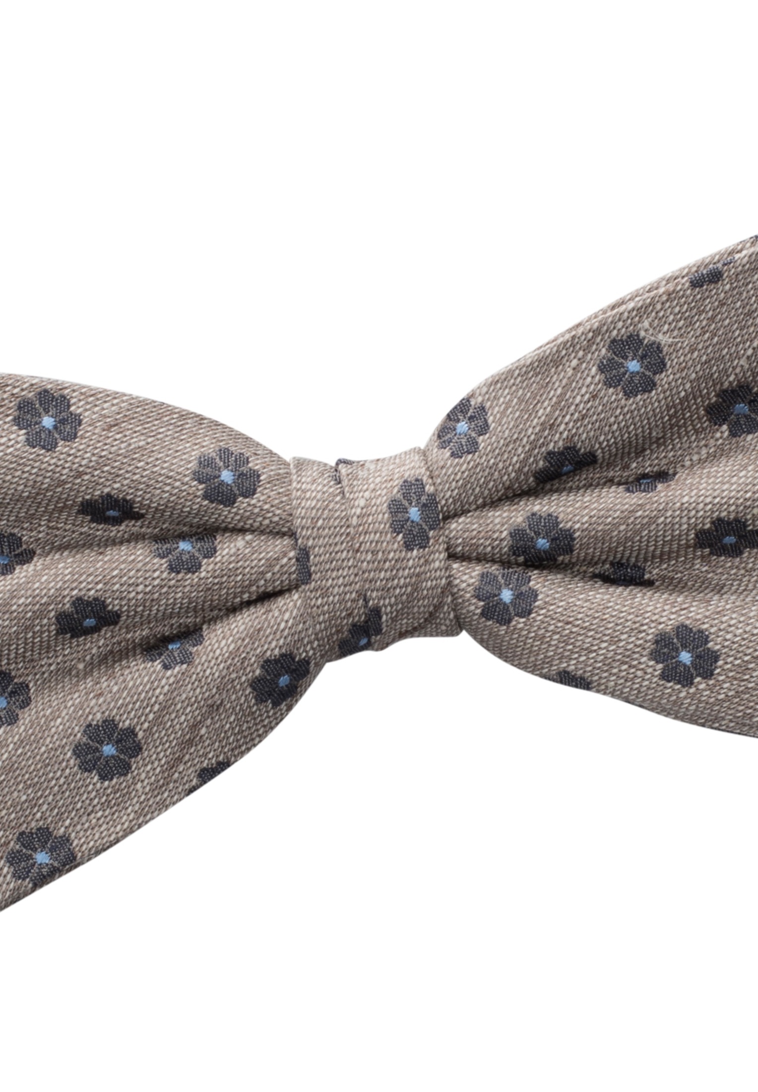 ETERNA Fliege grau 57% Seide, 43% Leinen