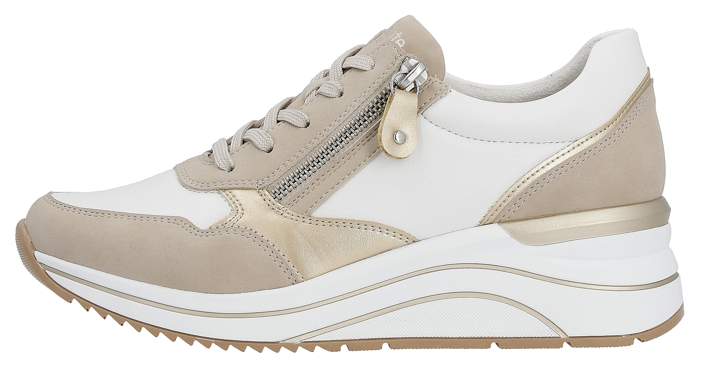 Remonte Keilsneaker  , Freizeitschuh, Halbschuh, Schnürschuh, vegane Verarbeitung