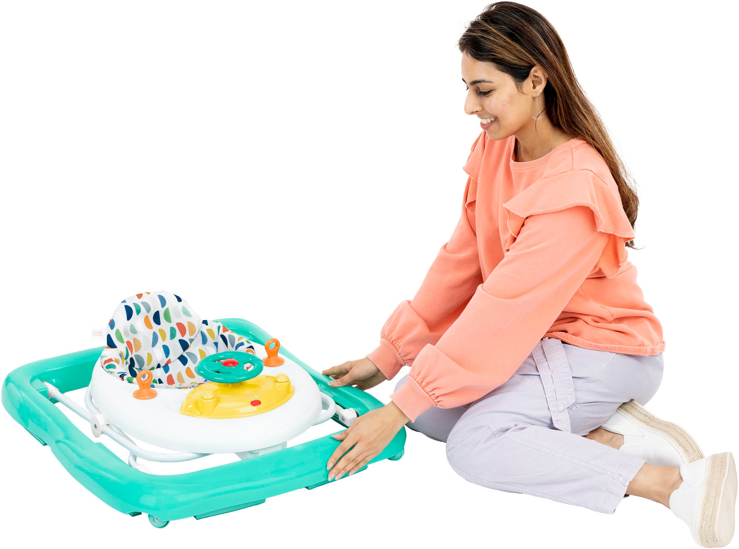 Bright Starts Lauflernhilfe »Ready to Roll Lights & Sounds Walker«, mit Licht- und Soundeffekt