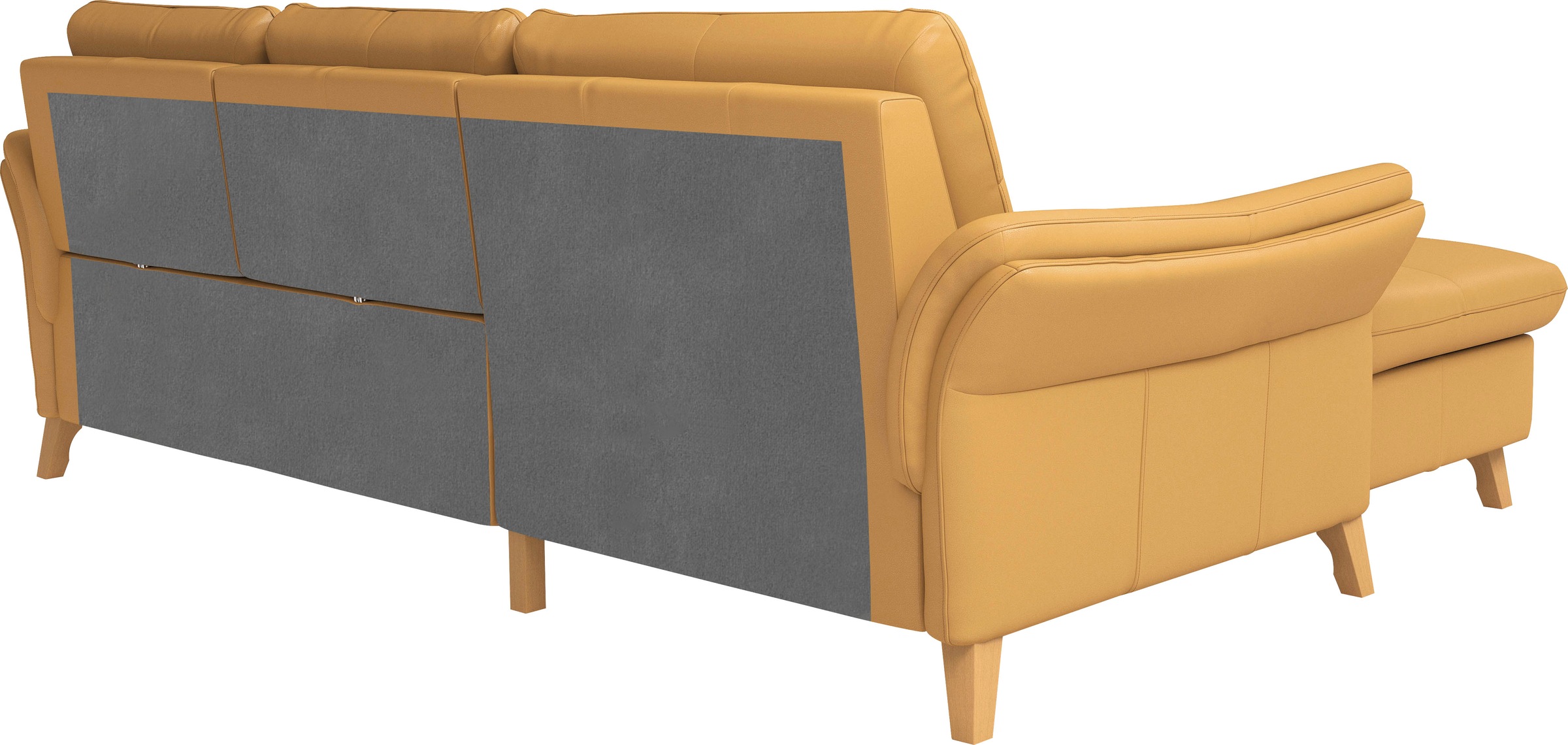 sit&more Ecksofa »Göteborg«, Sitztiefenverstellung und Federkern, wahlweise mit Bettfunktion