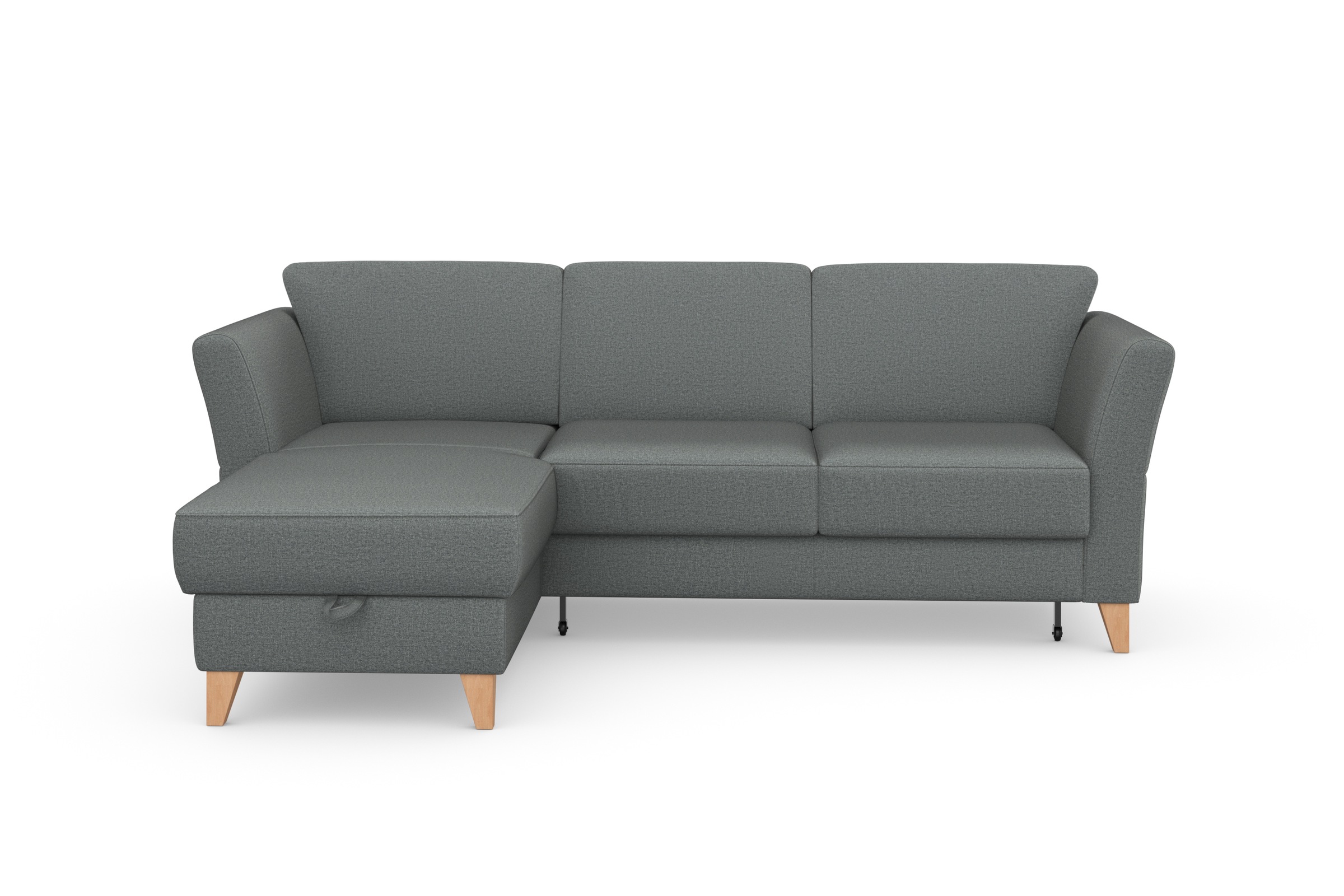 sit&more Ecksofa »Visby L-Form«, Wahlweise mit Bettfunktion und Bettkasten, günstig online kaufen