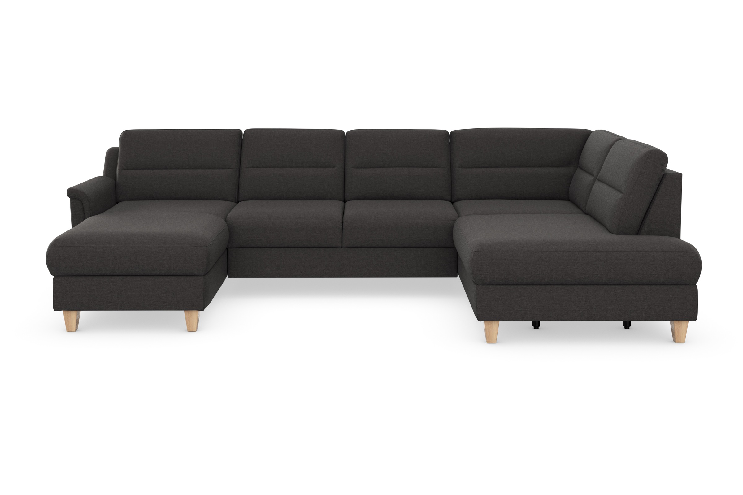sit&more Wohnlandschaft »Farö U-Form«, inklusive Federkern, wahlweise mit Bettfunktion und Bettkasten